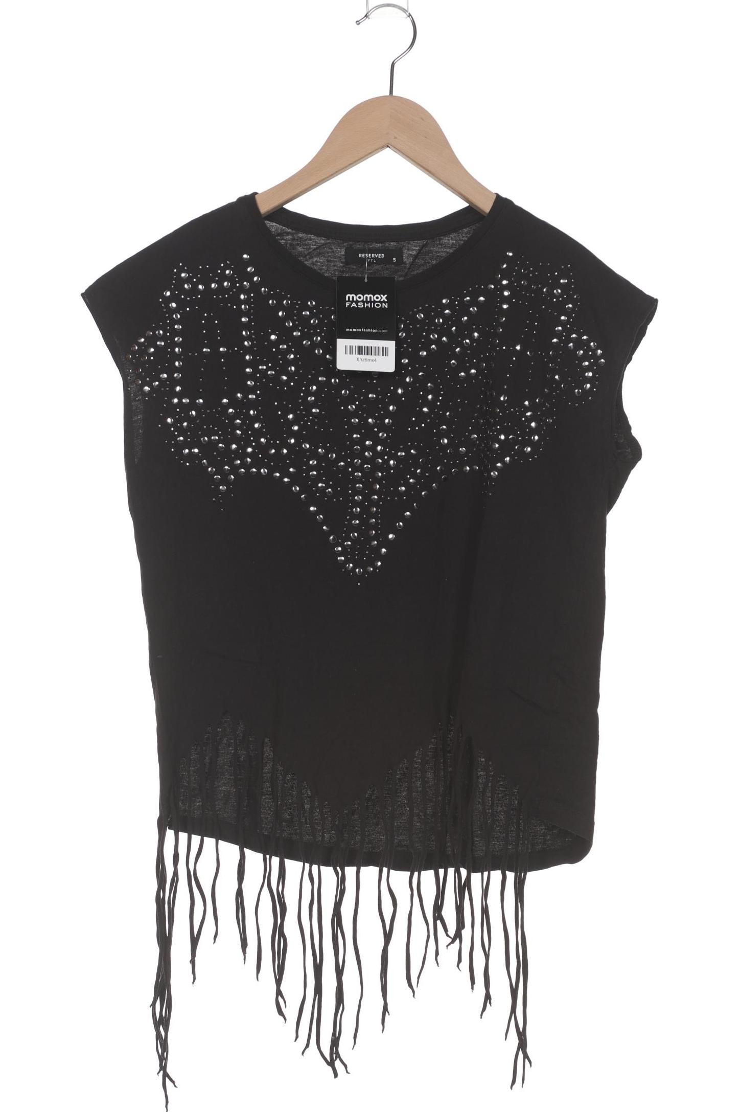 

Reserved Damen T-Shirt, schwarz, Gr. 36