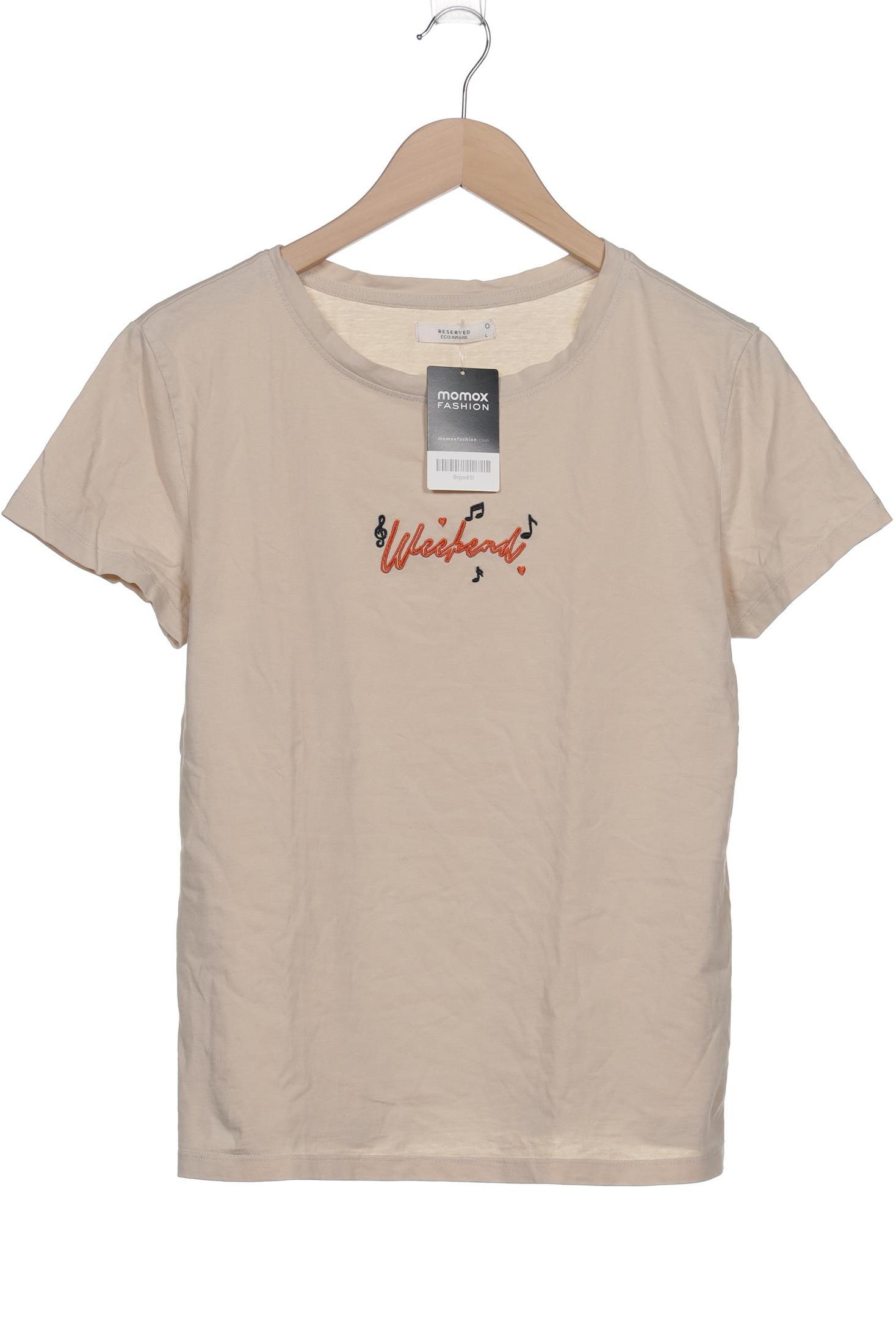 

Reserved Damen T-Shirt, beige, Gr. 42