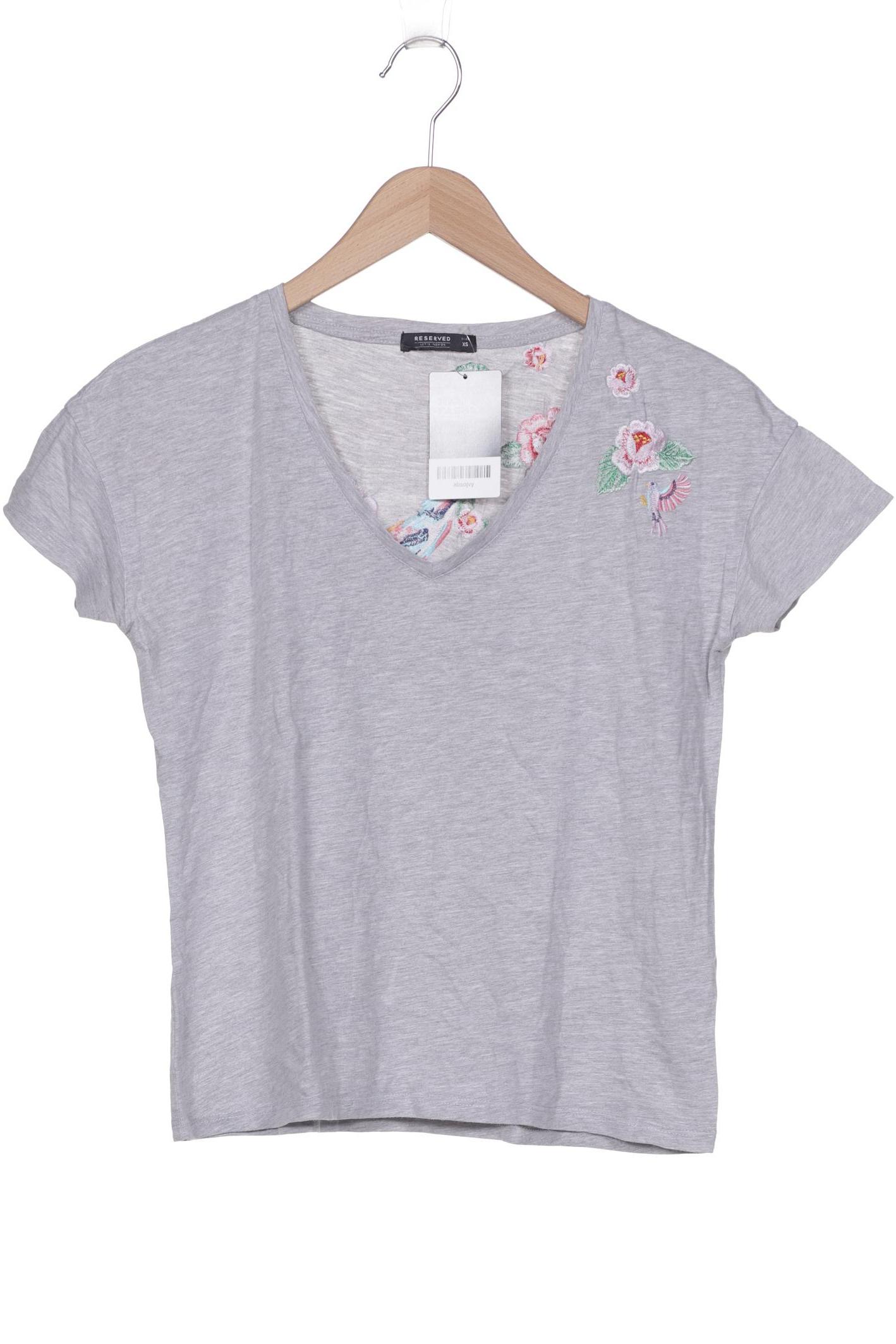 

Reserved Damen T-Shirt, grau, Gr. 34