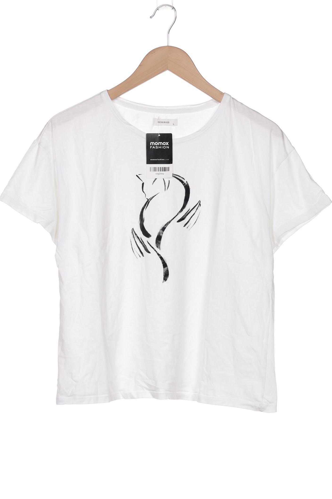 

Reserved Damen T-Shirt, weiß, Gr. 42