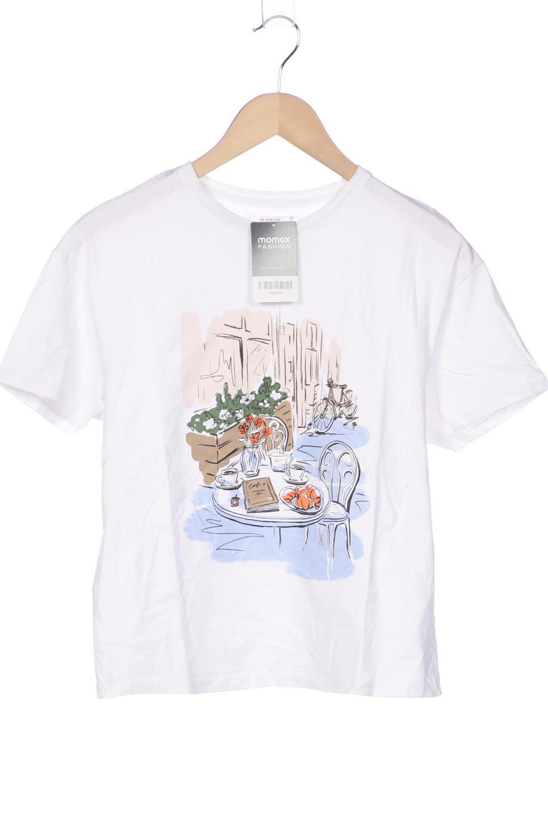 

Reserved Damen T-Shirt, weiß