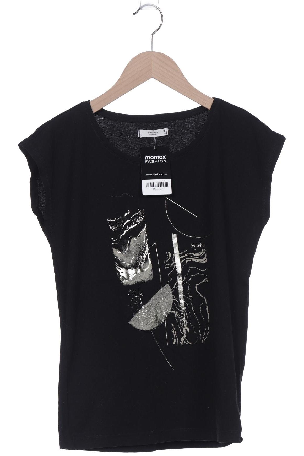 

Reserved Damen T-Shirt, schwarz, Gr. 34