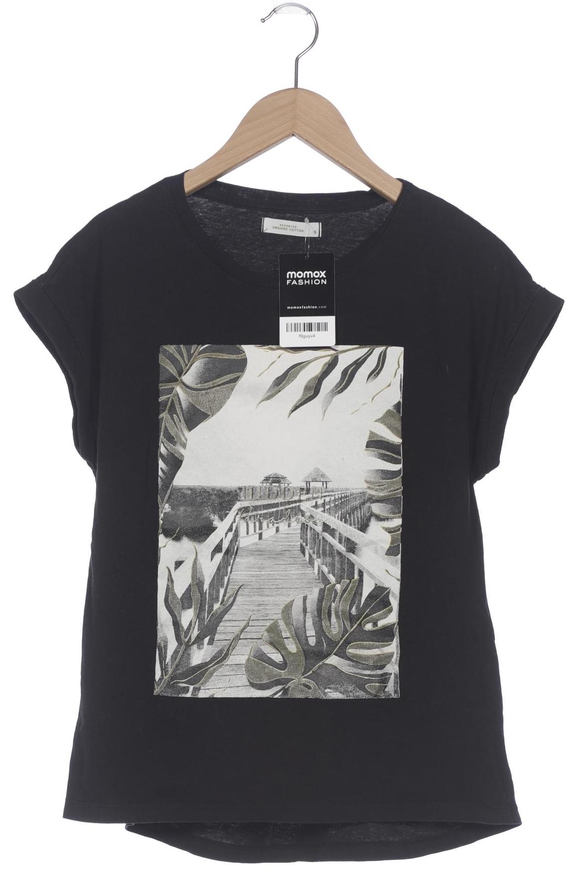 

Reserved Damen T-Shirt, schwarz, Gr. 36