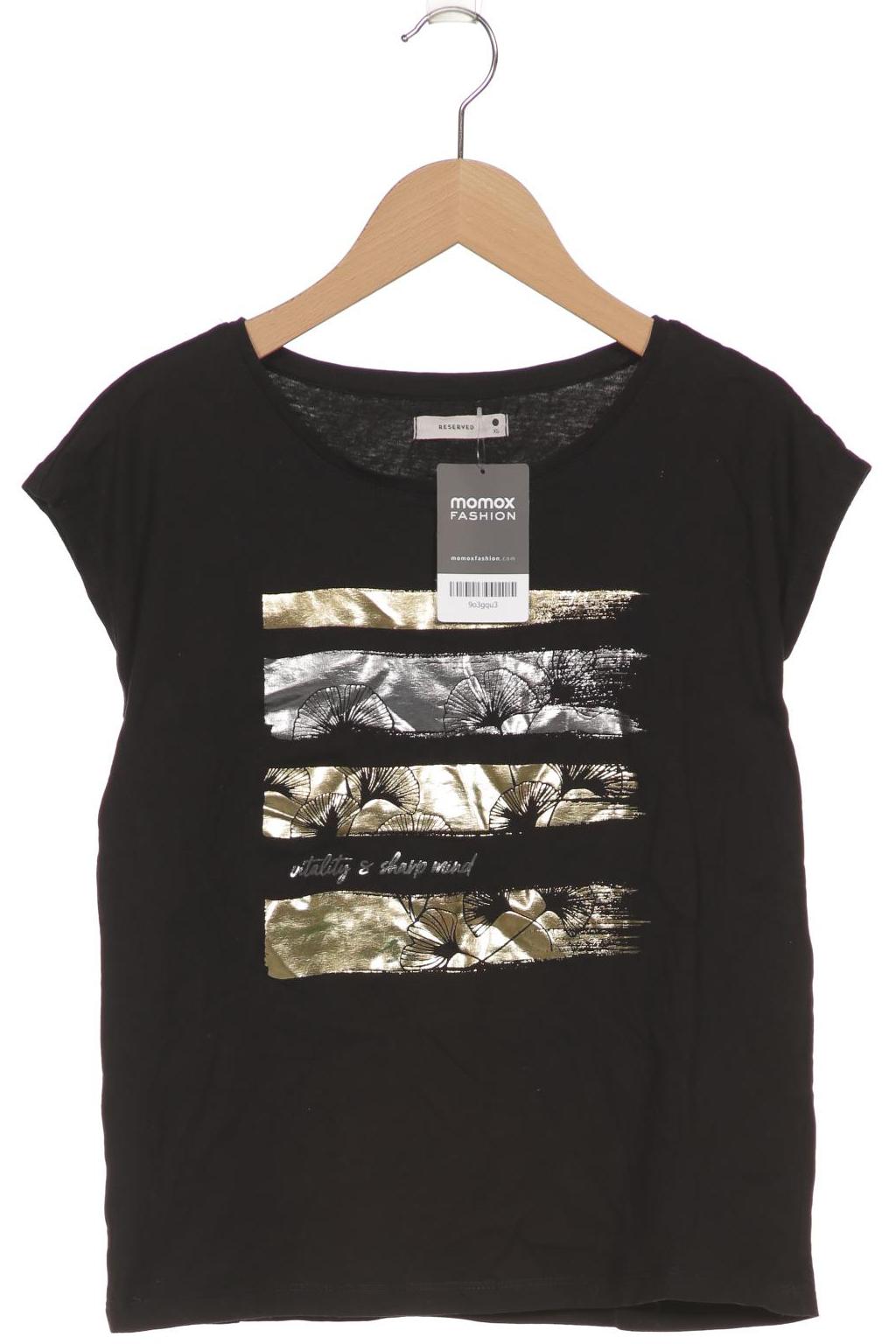 

Reserved Damen T-Shirt, schwarz