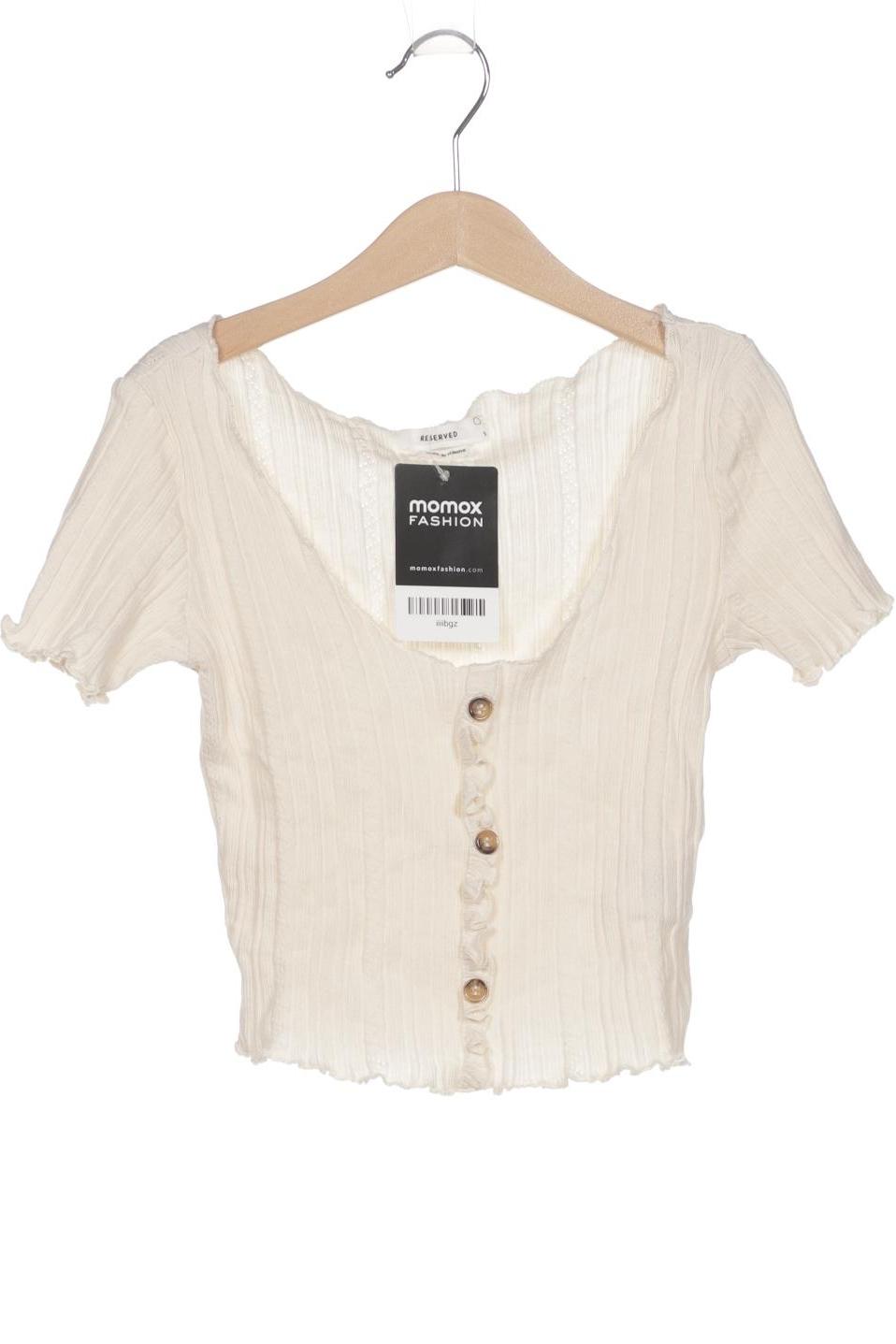 

Reserved Damen T-Shirt, cremeweiß, Gr. 36