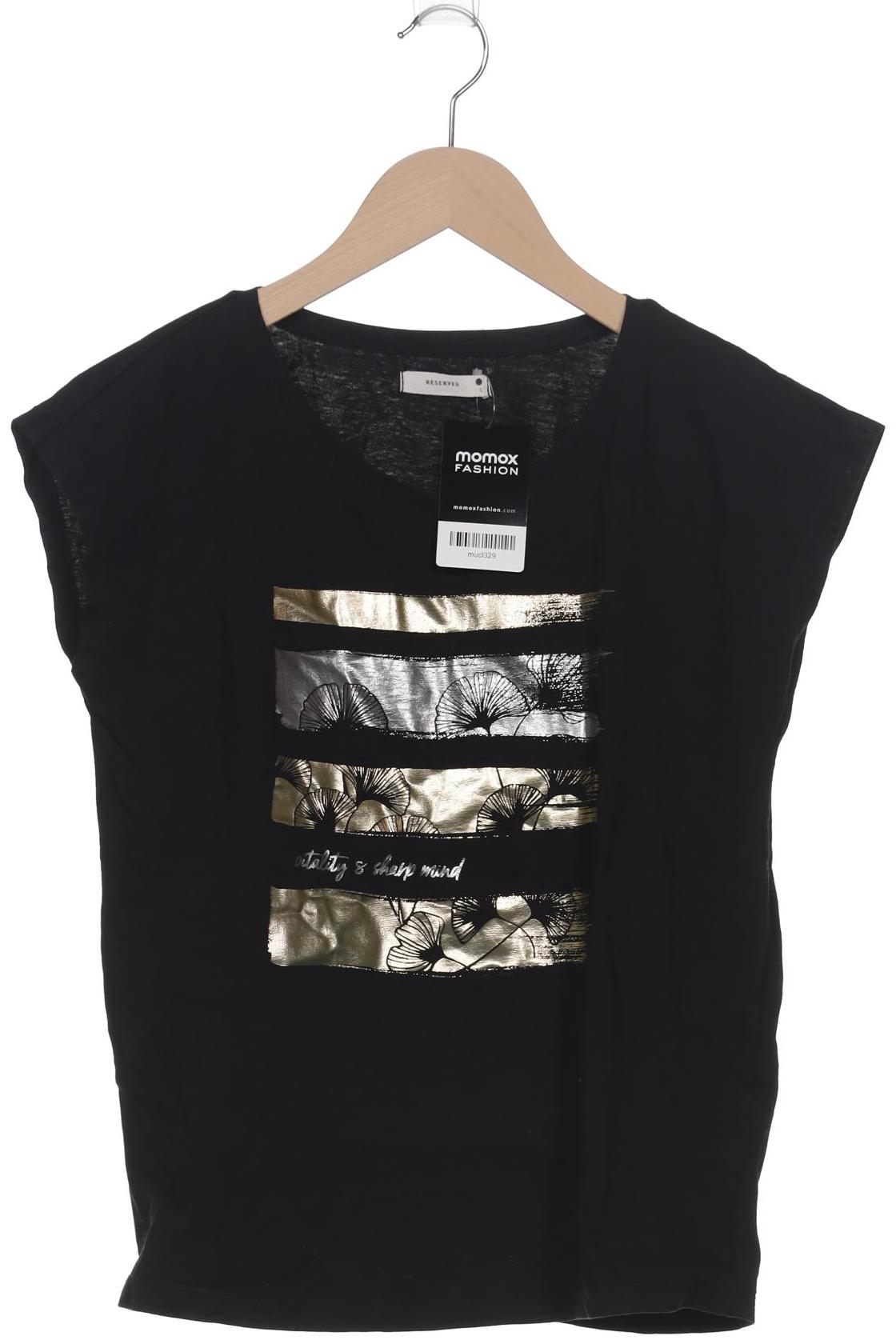 

Reserved Damen T-Shirt, schwarz, Gr. 36