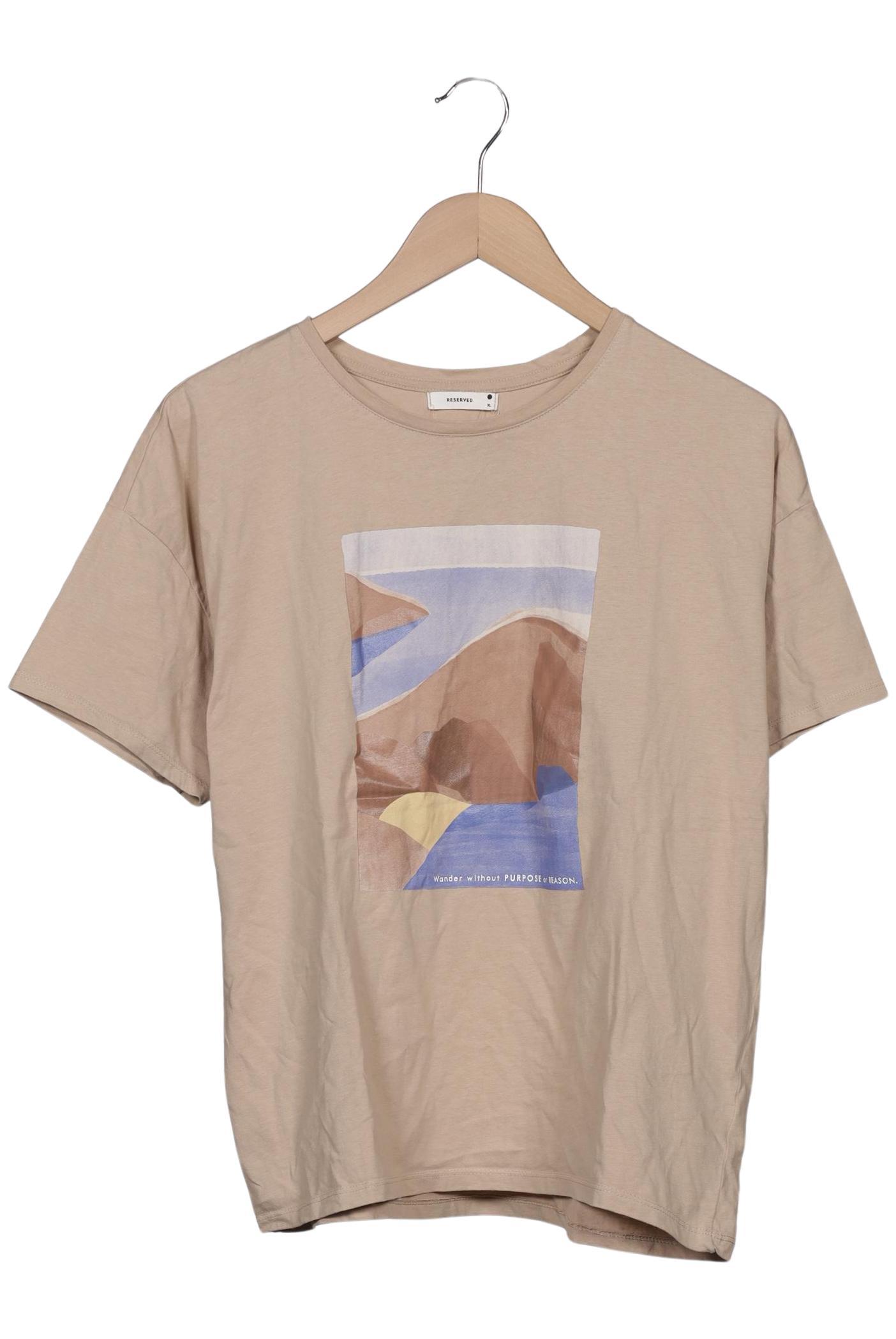 

Reserved Damen T-Shirt, beige, Gr. 44