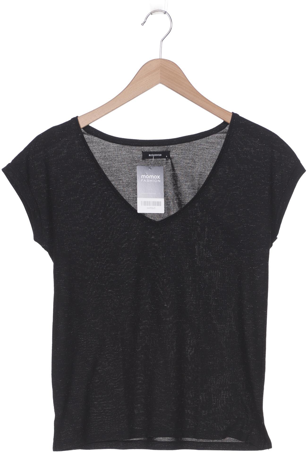 

Reserved Damen T-Shirt, schwarz
