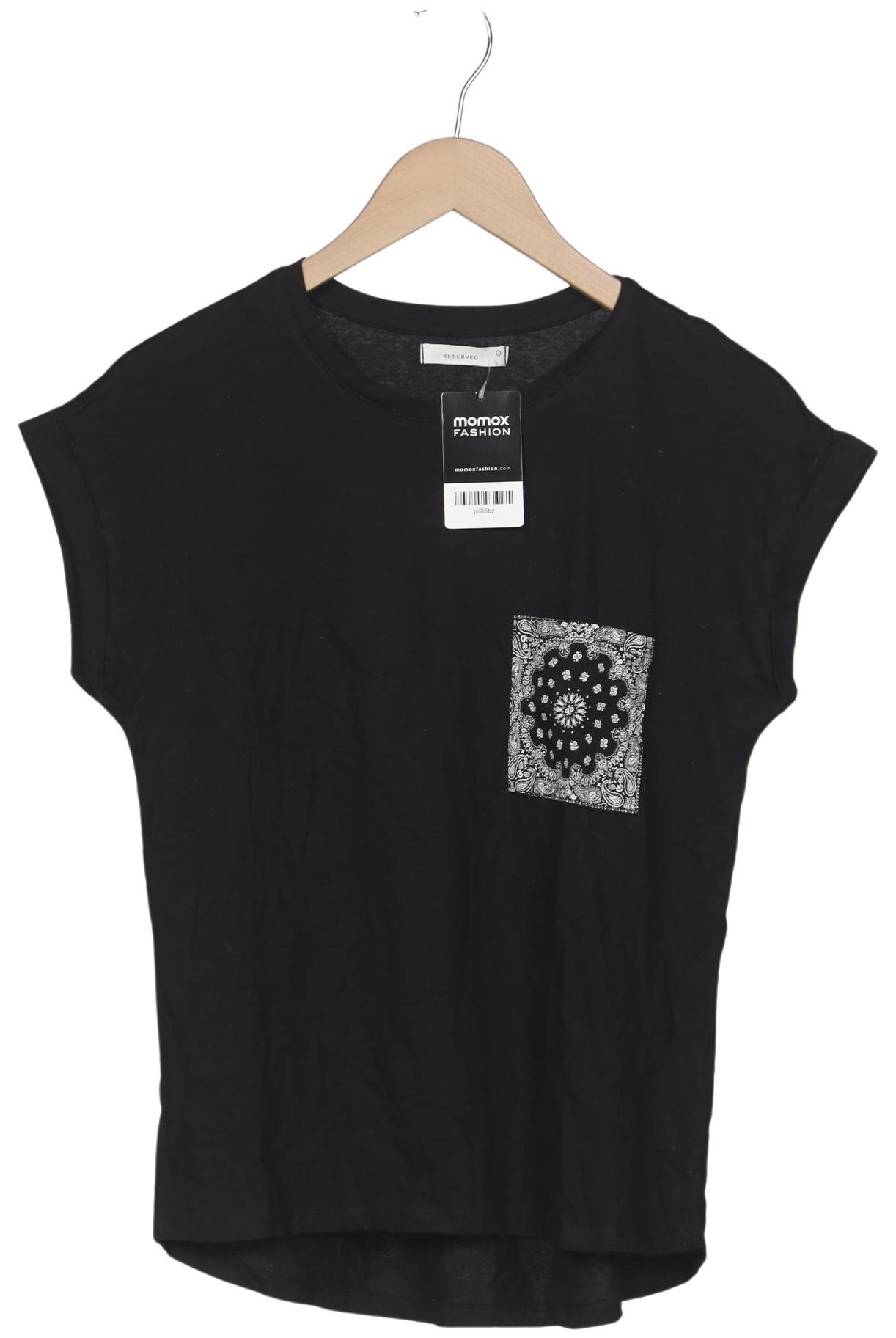 

Reserved Damen T-Shirt, schwarz, Gr. 36
