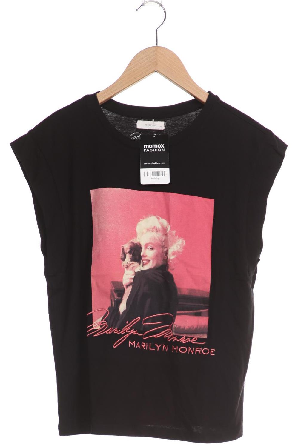 

Reserved Damen T-Shirt, schwarz, Gr. 34