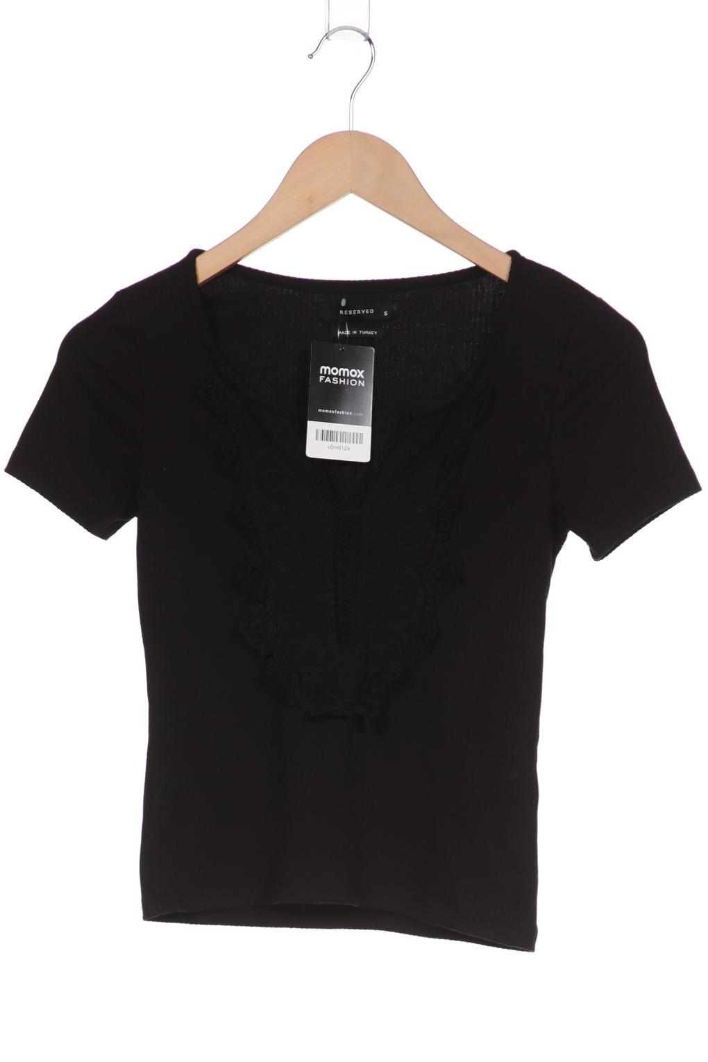 

Reserved Damen T-Shirt, schwarz