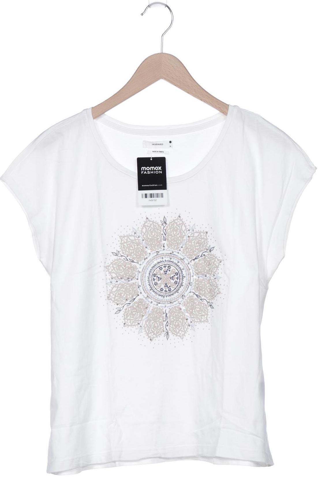 

Reserved Damen T-Shirt, cremeweiß, Gr. 44