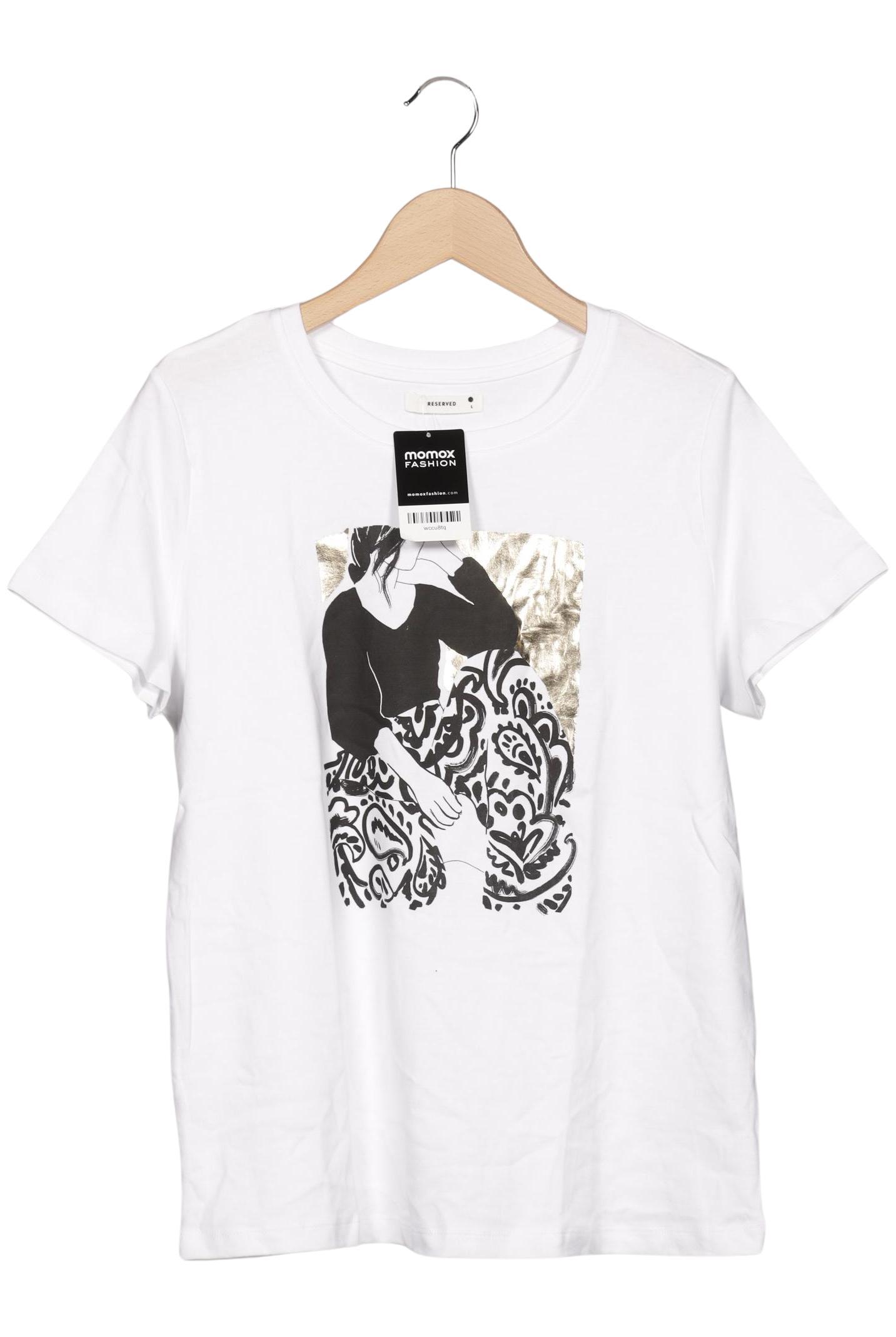 

Reserved Damen T-Shirt, weiß, Gr. 42