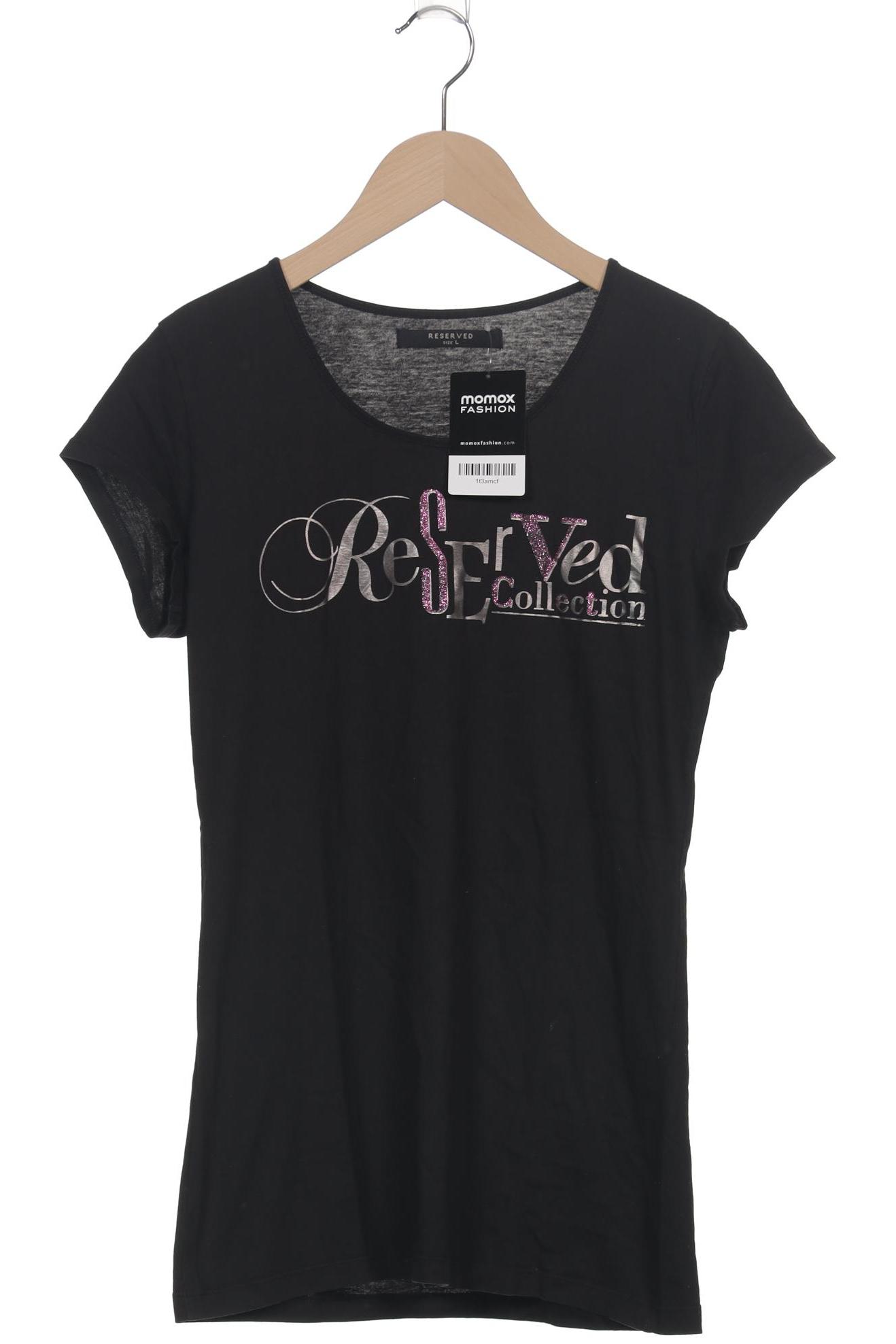 

Reserved Damen T-Shirt, schwarz, Gr. 42