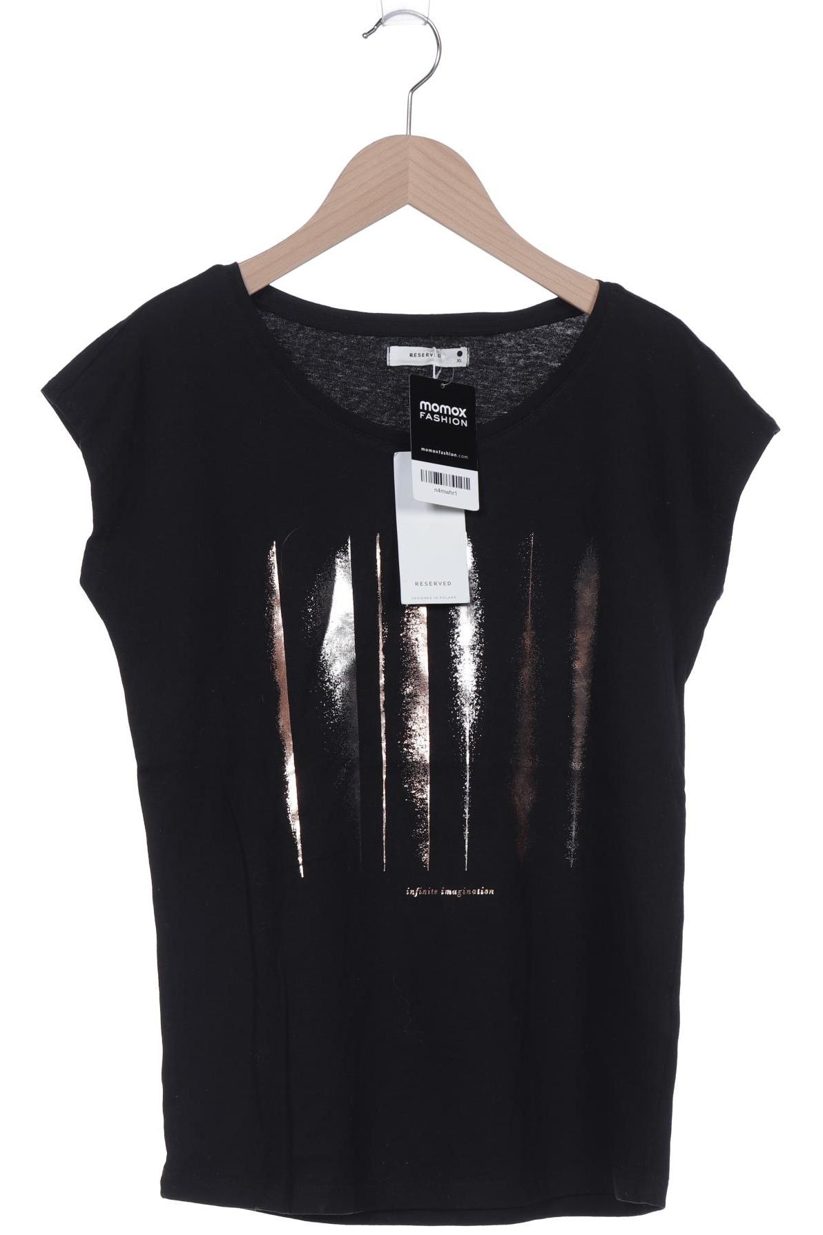 

Reserved Damen T-Shirt, schwarz, Gr. 34