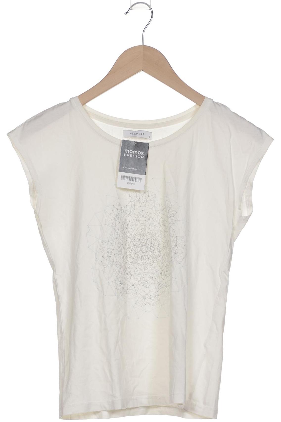 

Reserved Damen T-Shirt, cremeweiß, Gr. 36