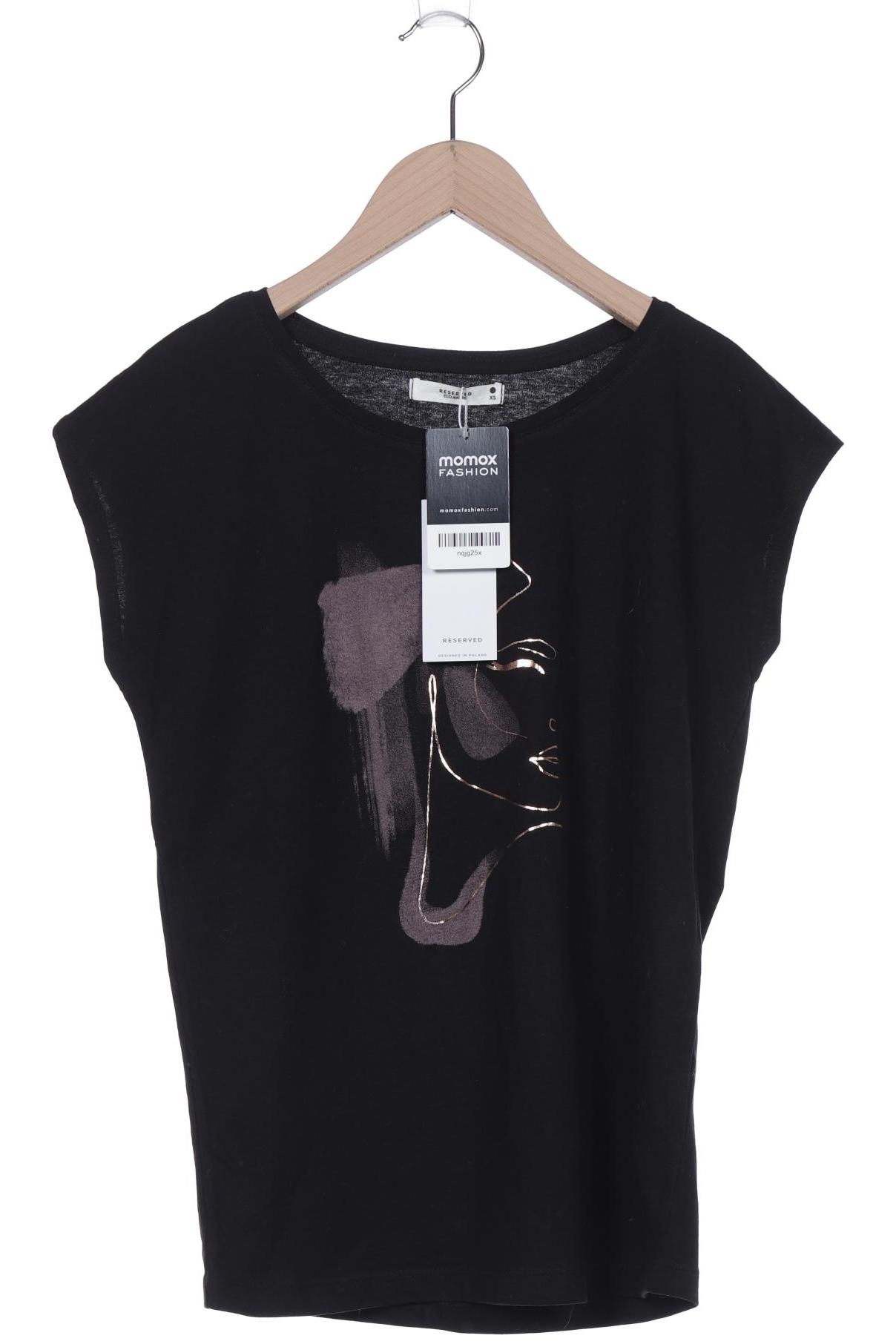 

Reserved Damen T-Shirt, schwarz, Gr. 34