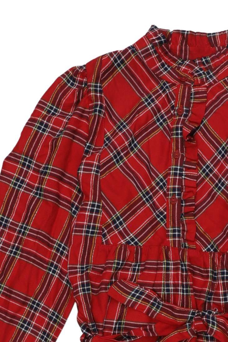 Thumbnail - Reserved Mädchen Kleid, rot, Gr. 152