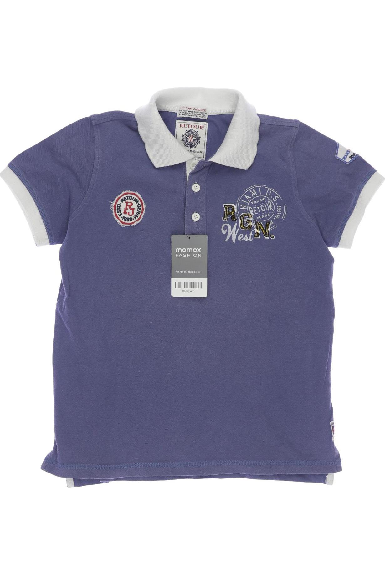 

Retour Denim de luxe Herren Poloshirt, blau, Gr. 128