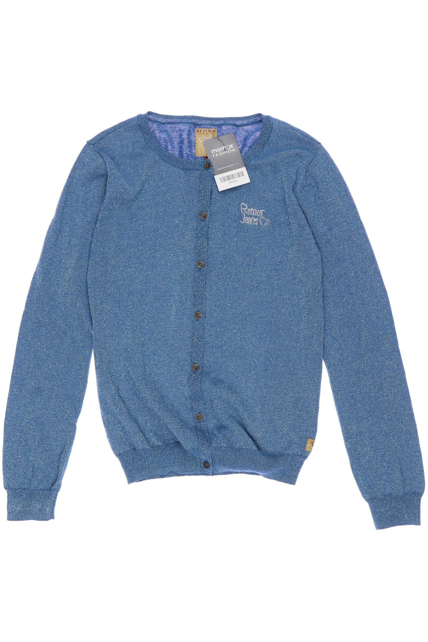 

Retour Denim de luxe Damen Strickjacke, blau, Gr. 16