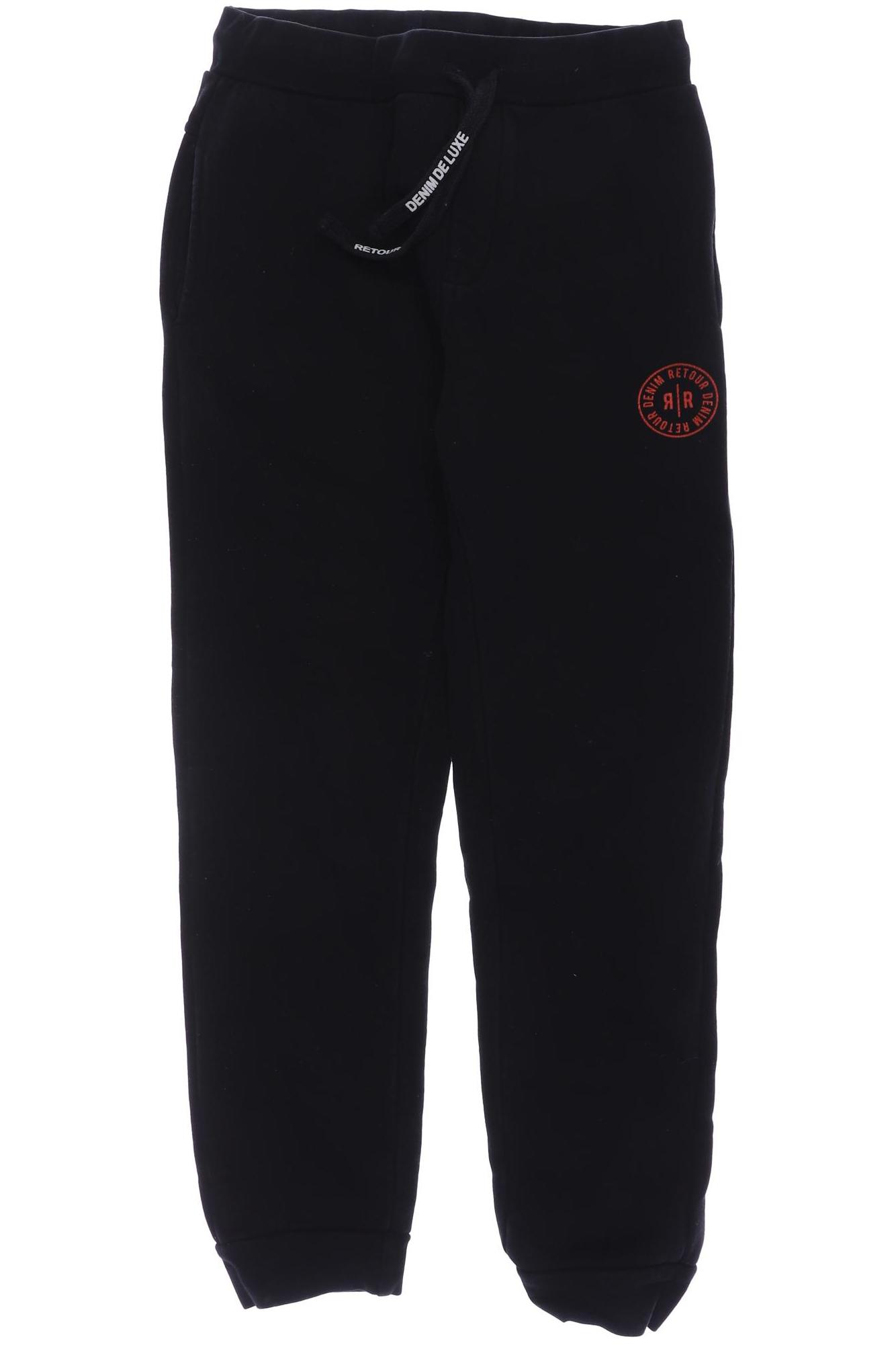 

RETOUR Denim de luxe Jungen Stoffhose, schwarz