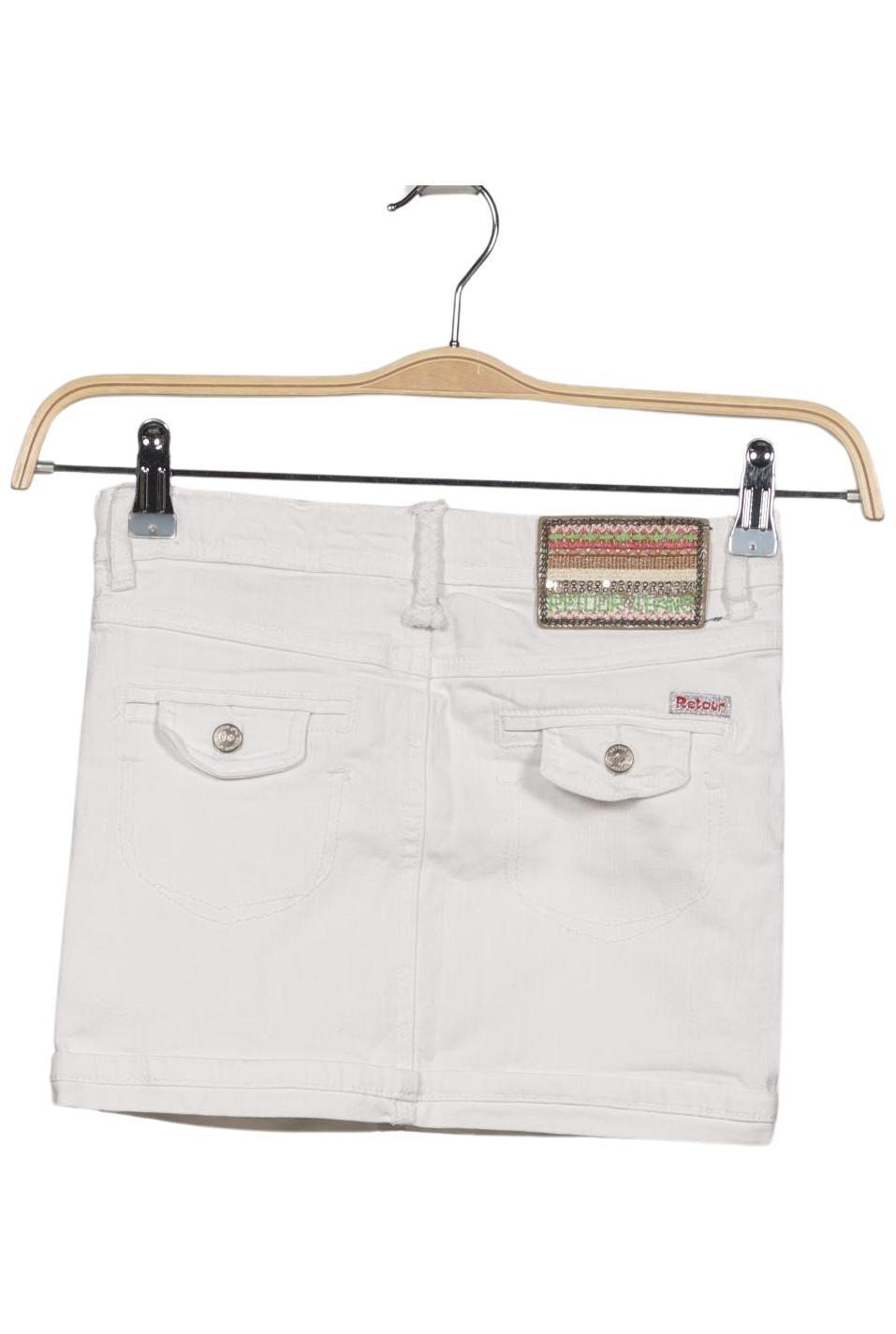 Thumbnail - Retour Denim de luxe Mädchen Rock, weiß, Gr. 140