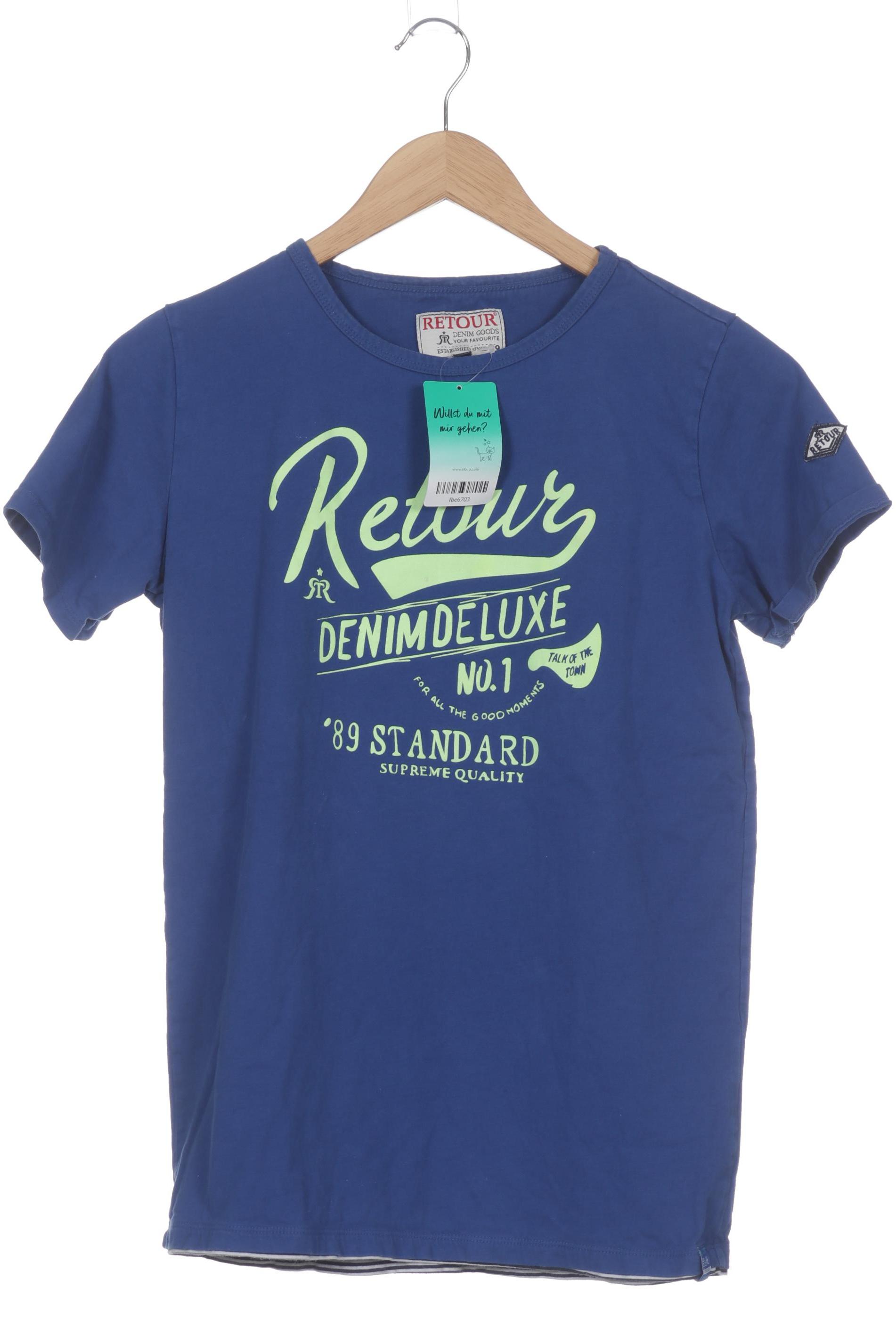 

Retour Denim de luxe Herren T-Shirt, blau, Gr. 68