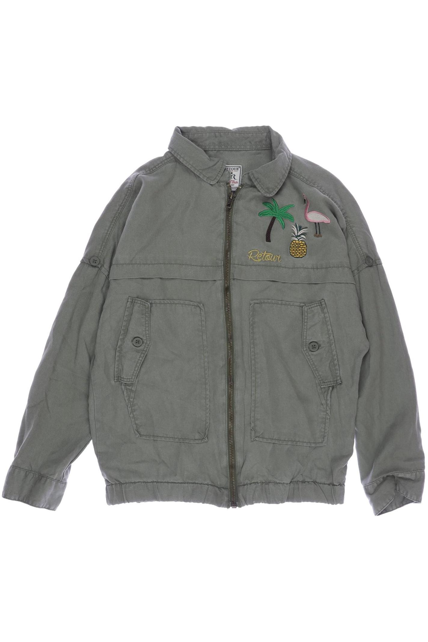 

RETOUR Denim de luxe Mädchen Jacke, grün