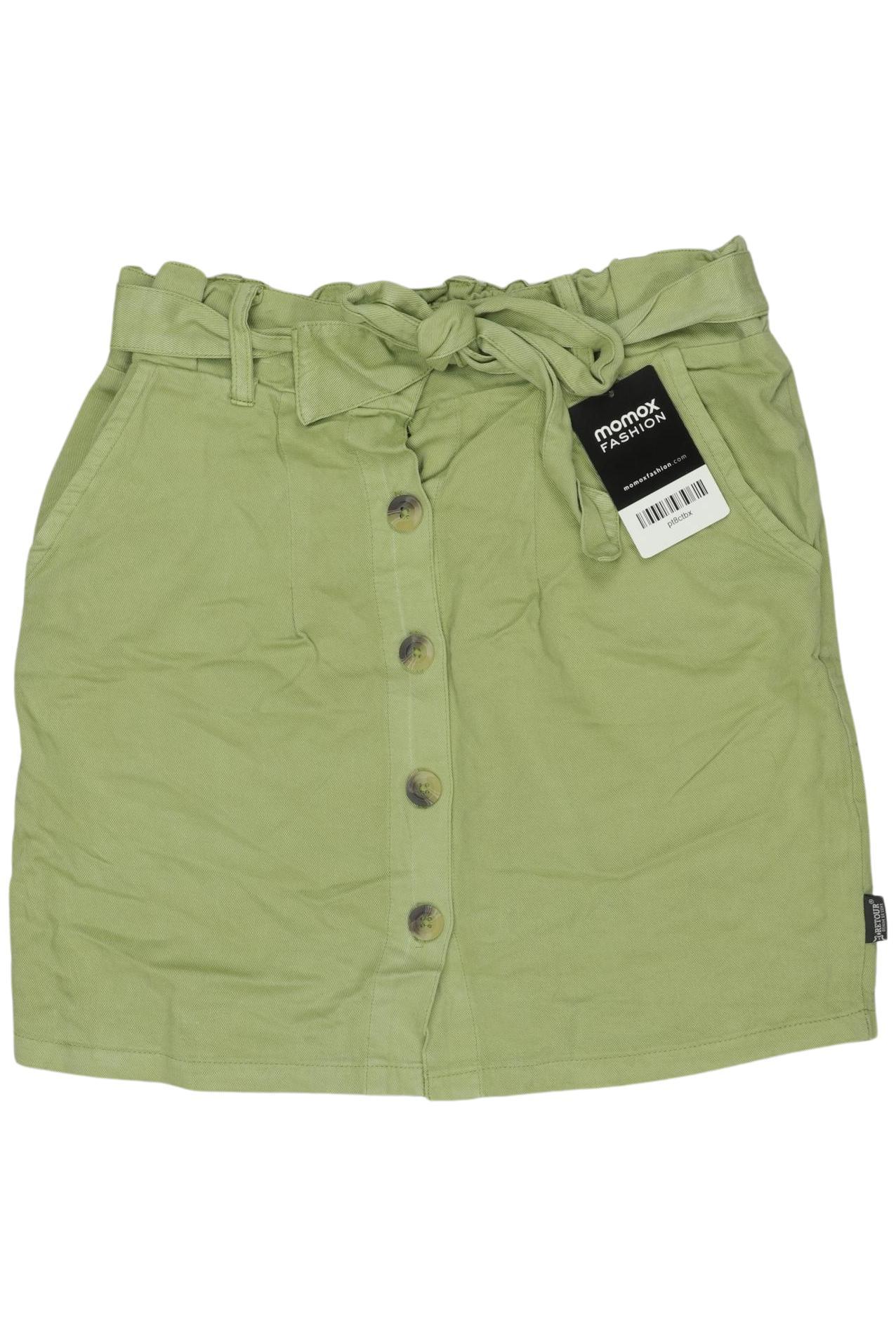 

Retour Denim de luxe Damen Rock, grün, Gr. 164