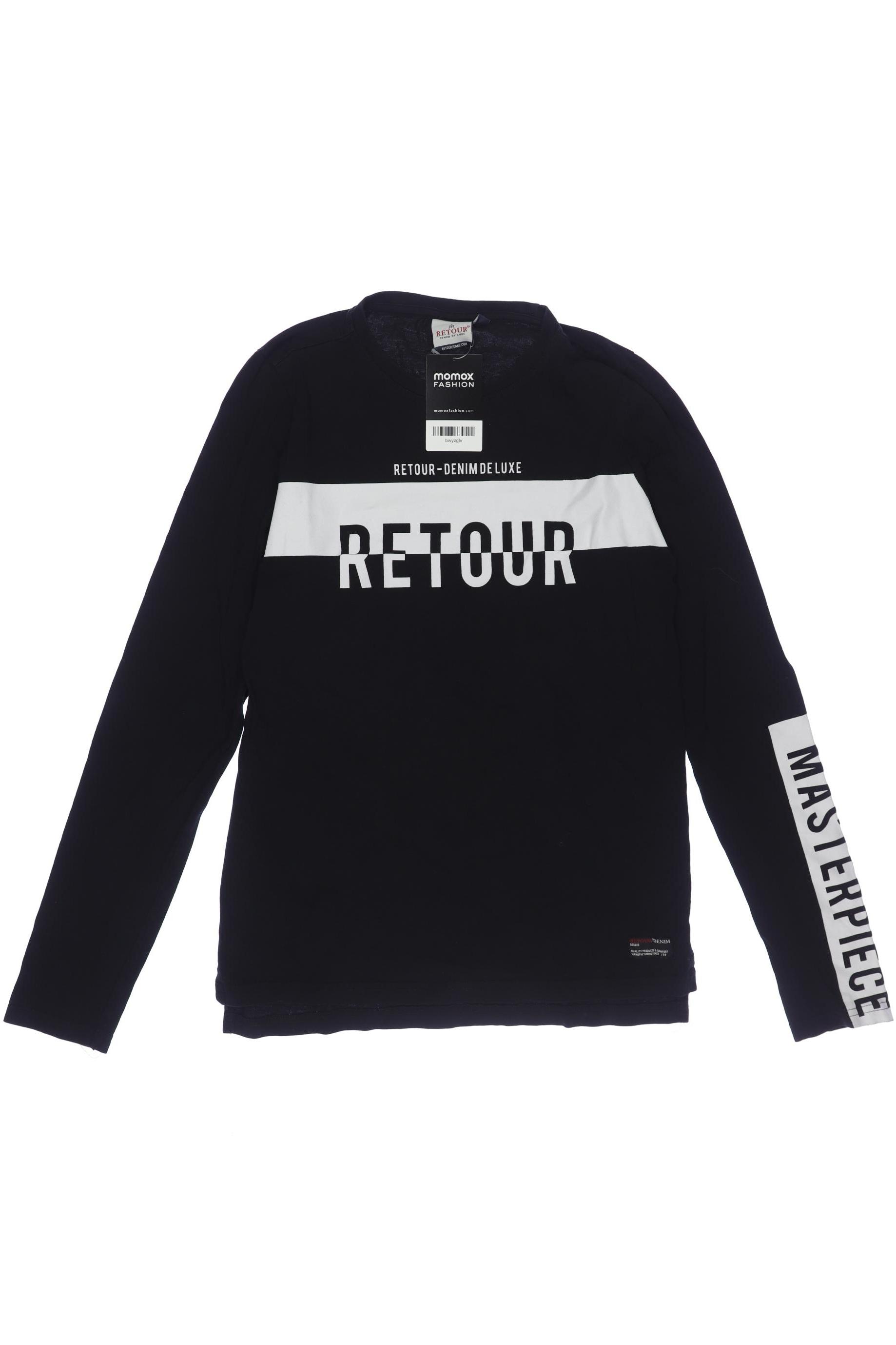 

Retour Denim de luxe Jungen Langarmshirt, schwarz, Gr. 176
