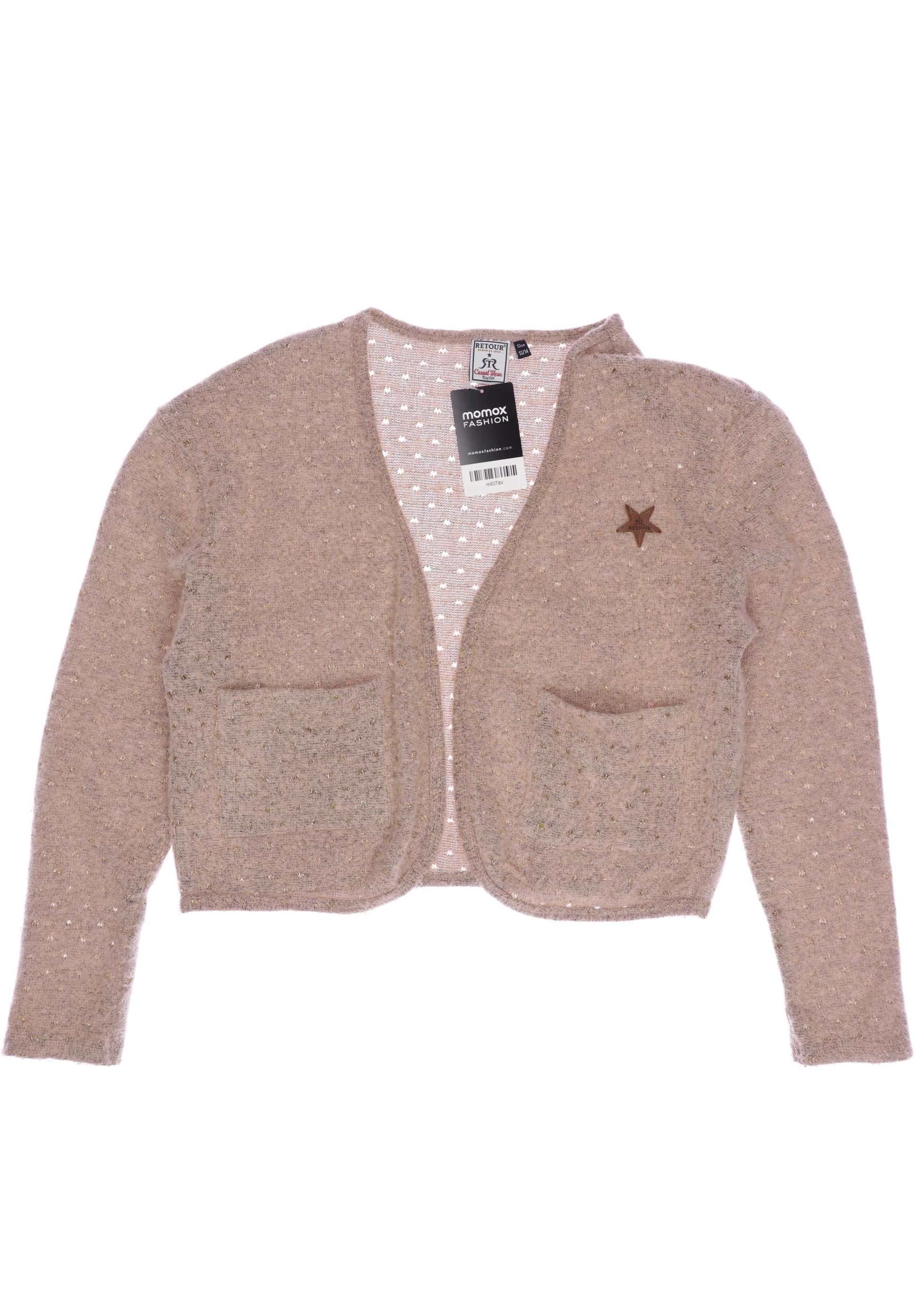 

Retour Denim de luxe Damen Strickjacke, beige, Gr. 164