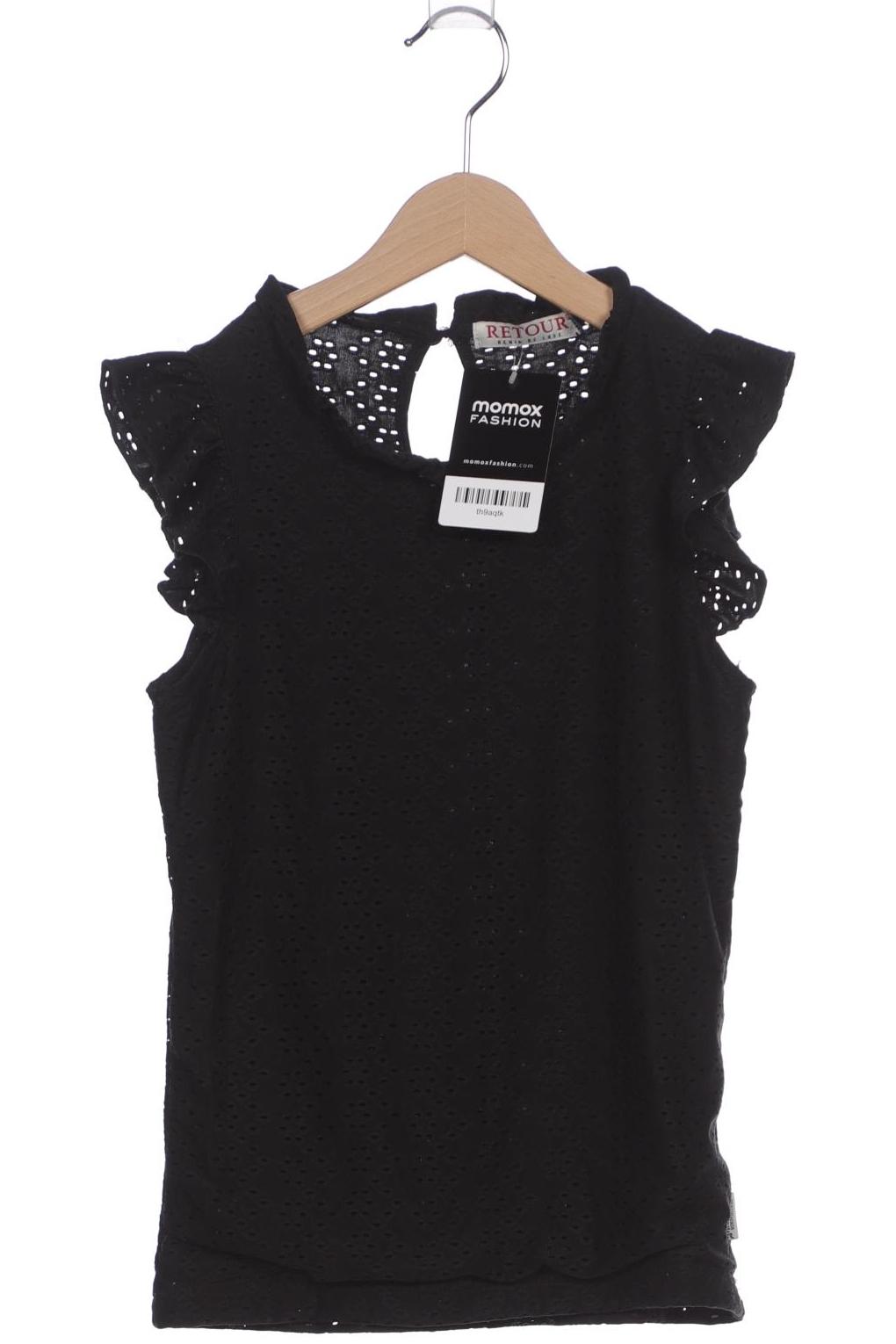 

Retour Denim de luxe Damen T-Shirt, schwarz, Gr. 140
