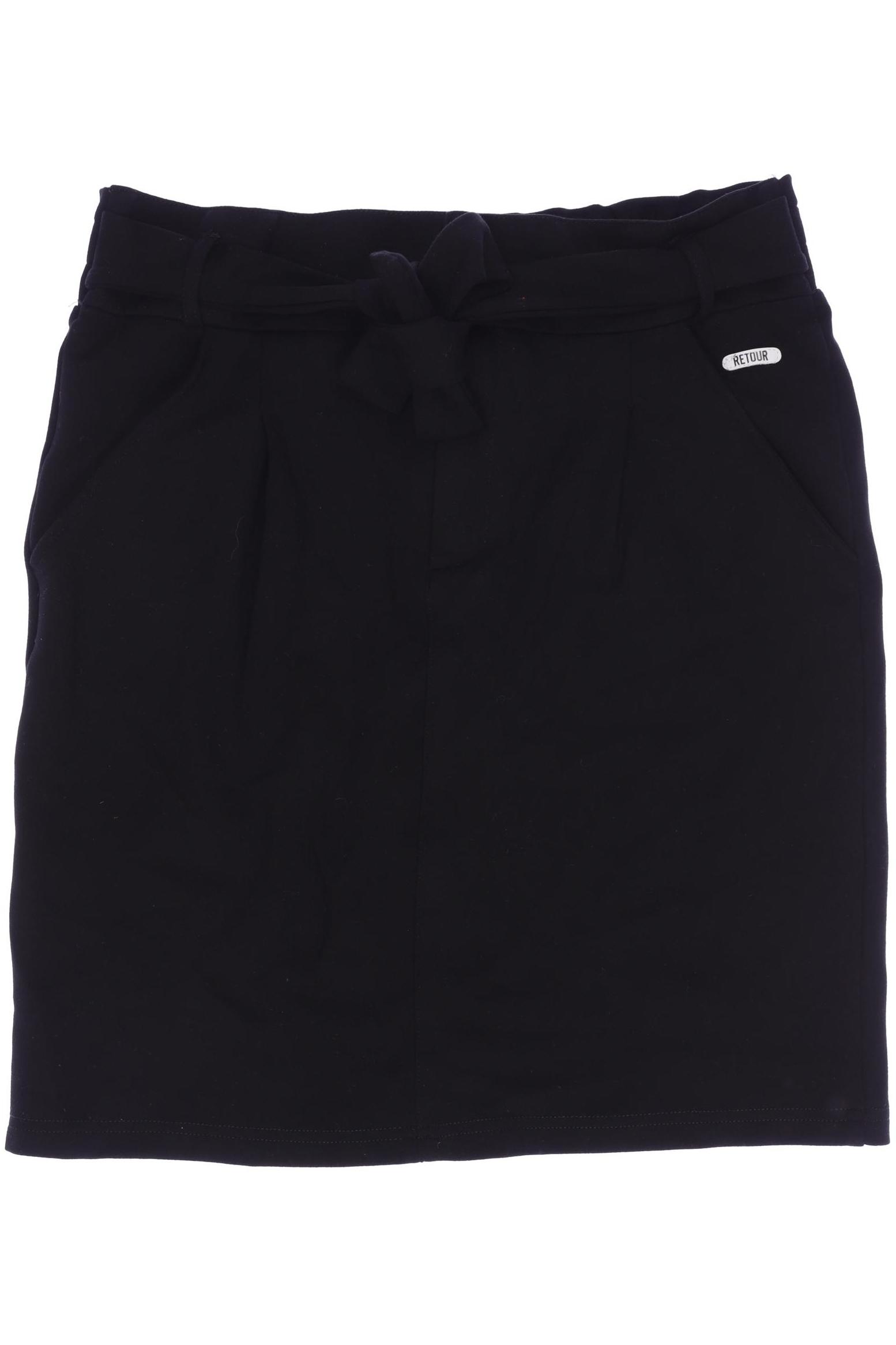 

Retour Denim de luxe Damen Rock, schwarz, Gr. 176