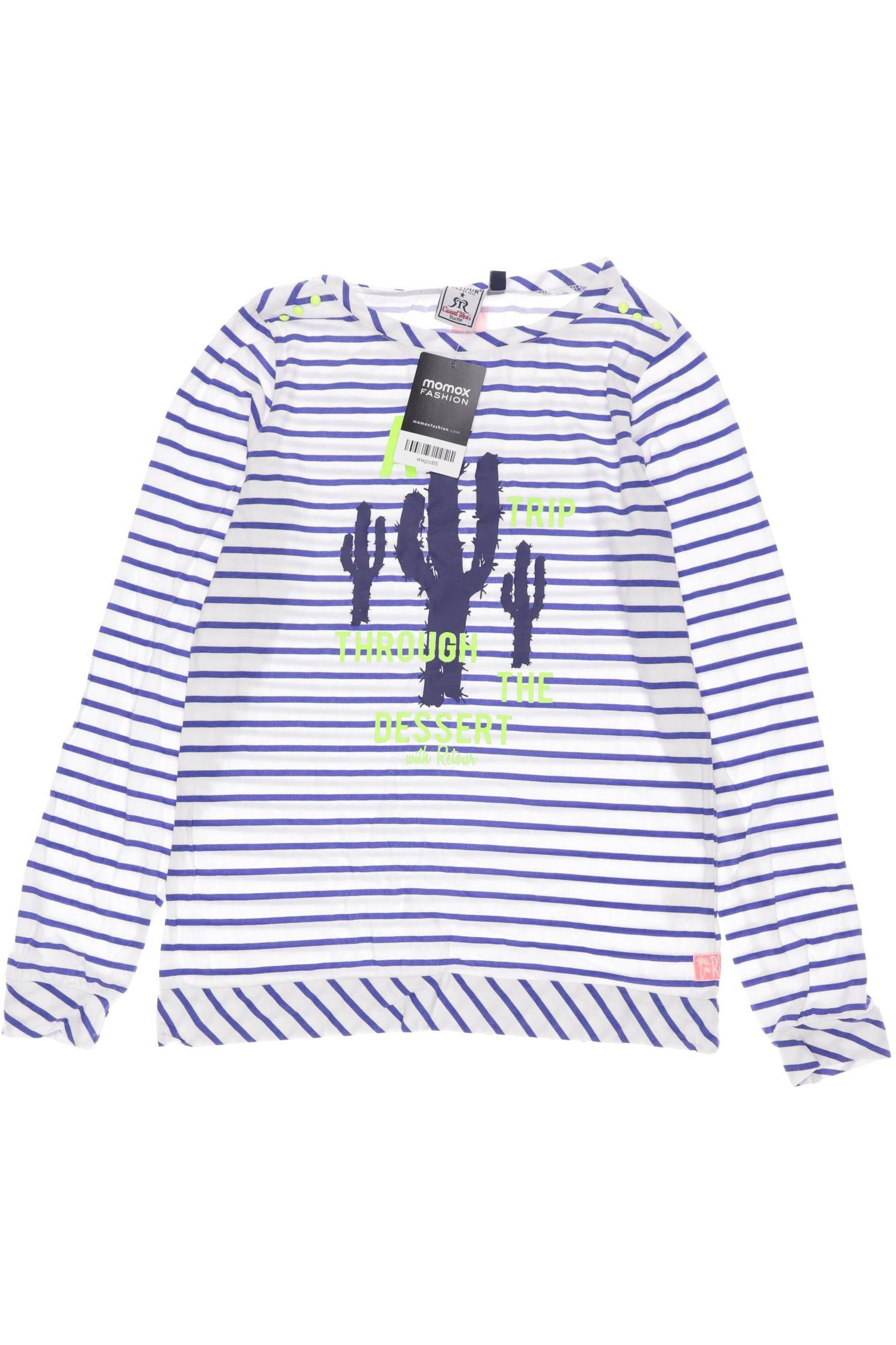 

RETOUR Denim de luxe Mädchen Langarmshirt, weiß