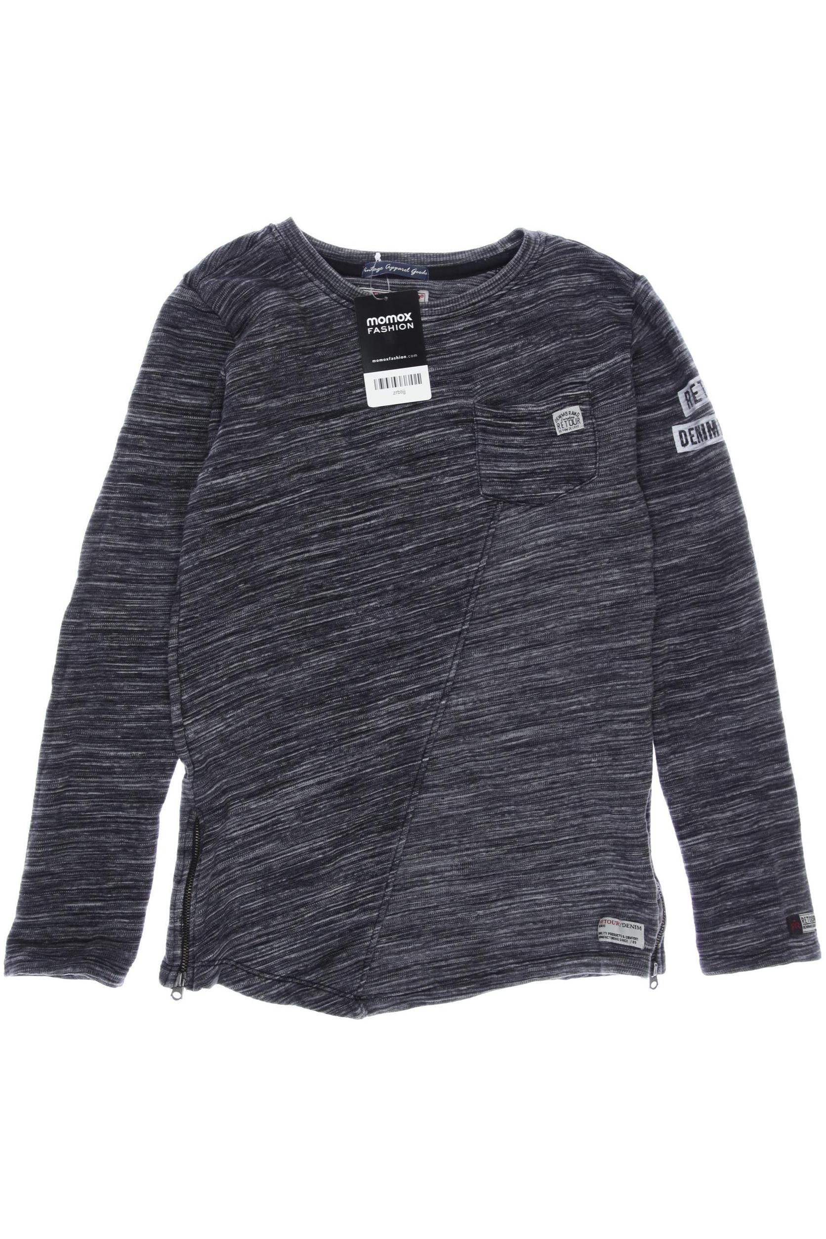 

Retour Denim de luxe Herren Pullover, grau, Gr. 152