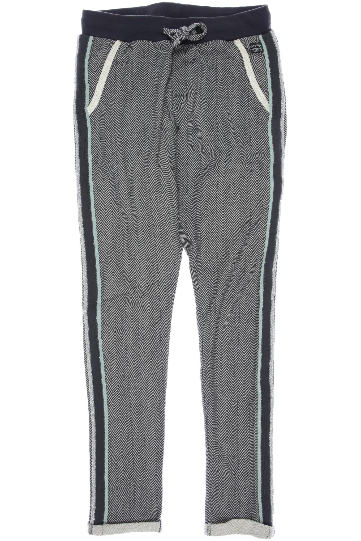 

Retour Denim de luxe Damen Stoffhose, grau, Gr. 152