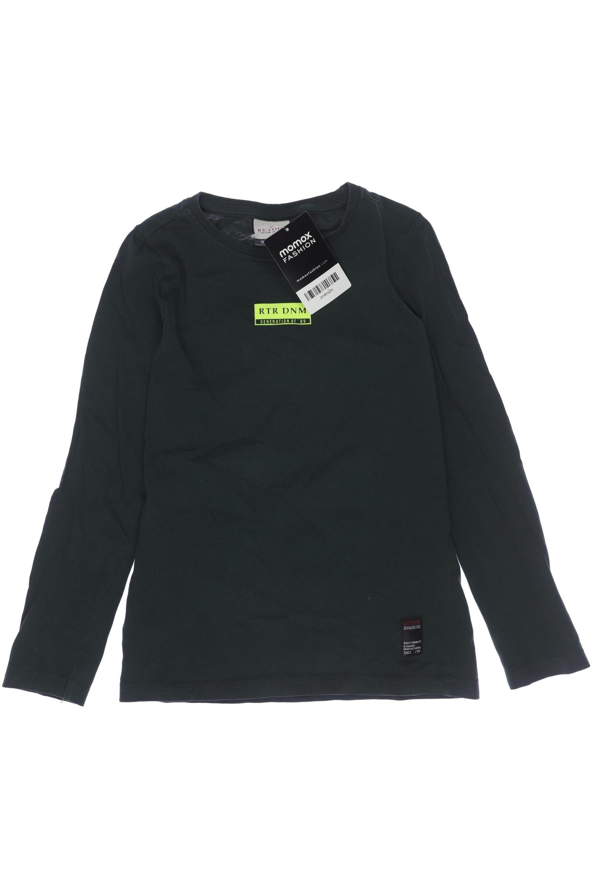 

Retour Denim de luxe Herren Langarmshirt, grün, Gr. 128