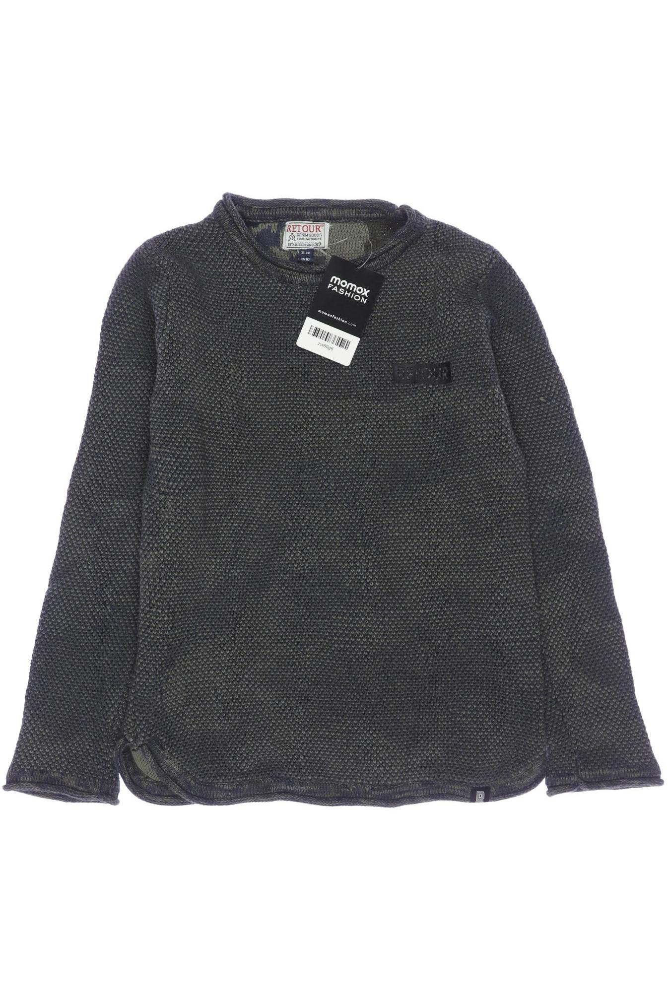 

Retour Denim de luxe Herren Pullover, grün, Gr. 140