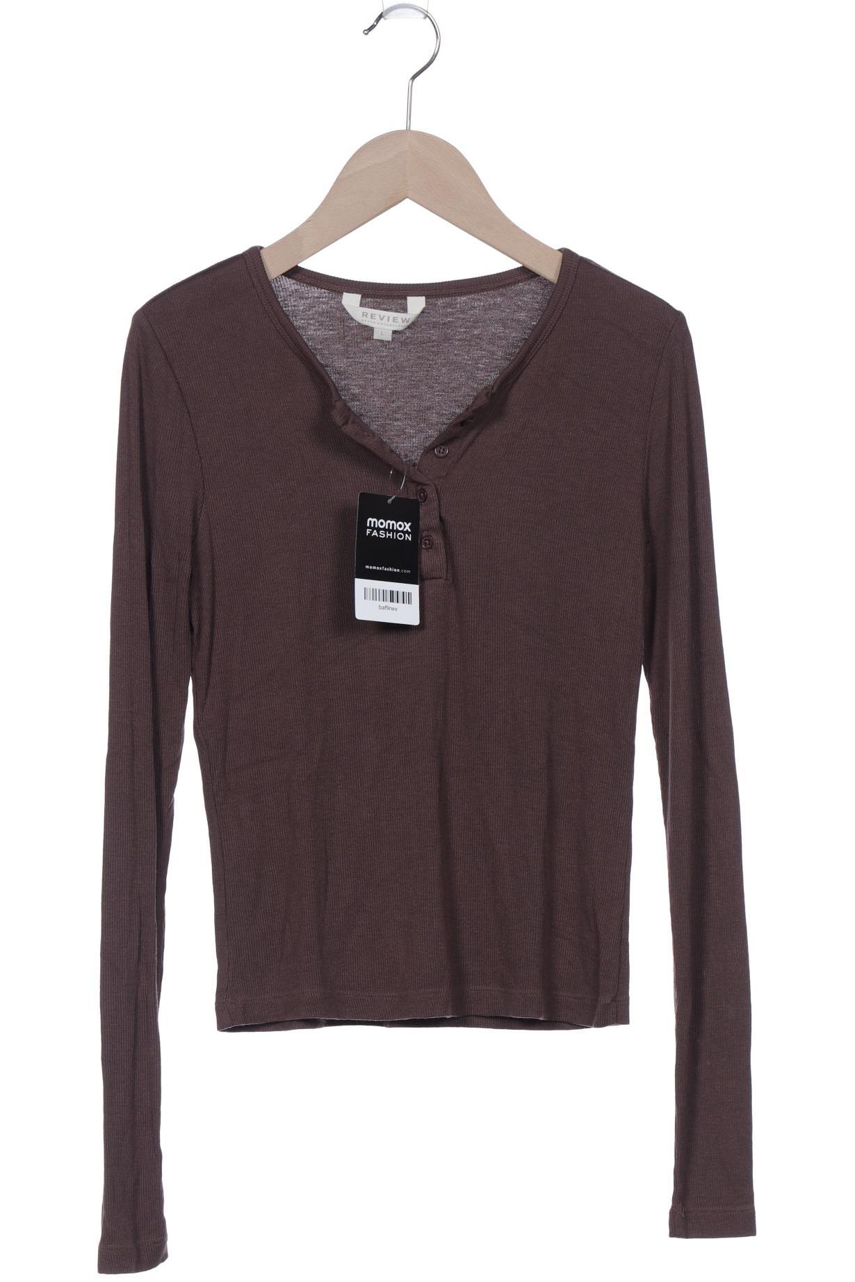 

Review Damen Langarmshirt, braun, Gr. 42