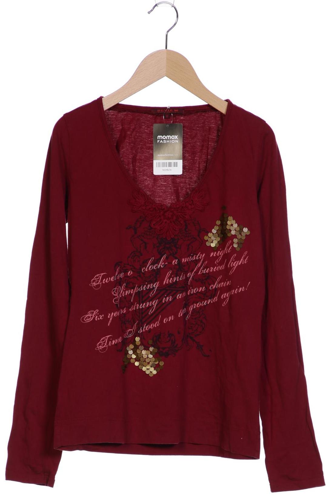 

Review Damen Langarmshirt, bordeaux, Gr. 38