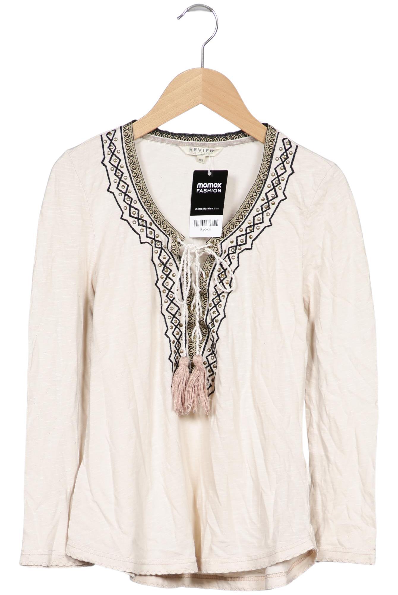 

Review Damen Langarmshirt, cremeweiß, Gr. 34