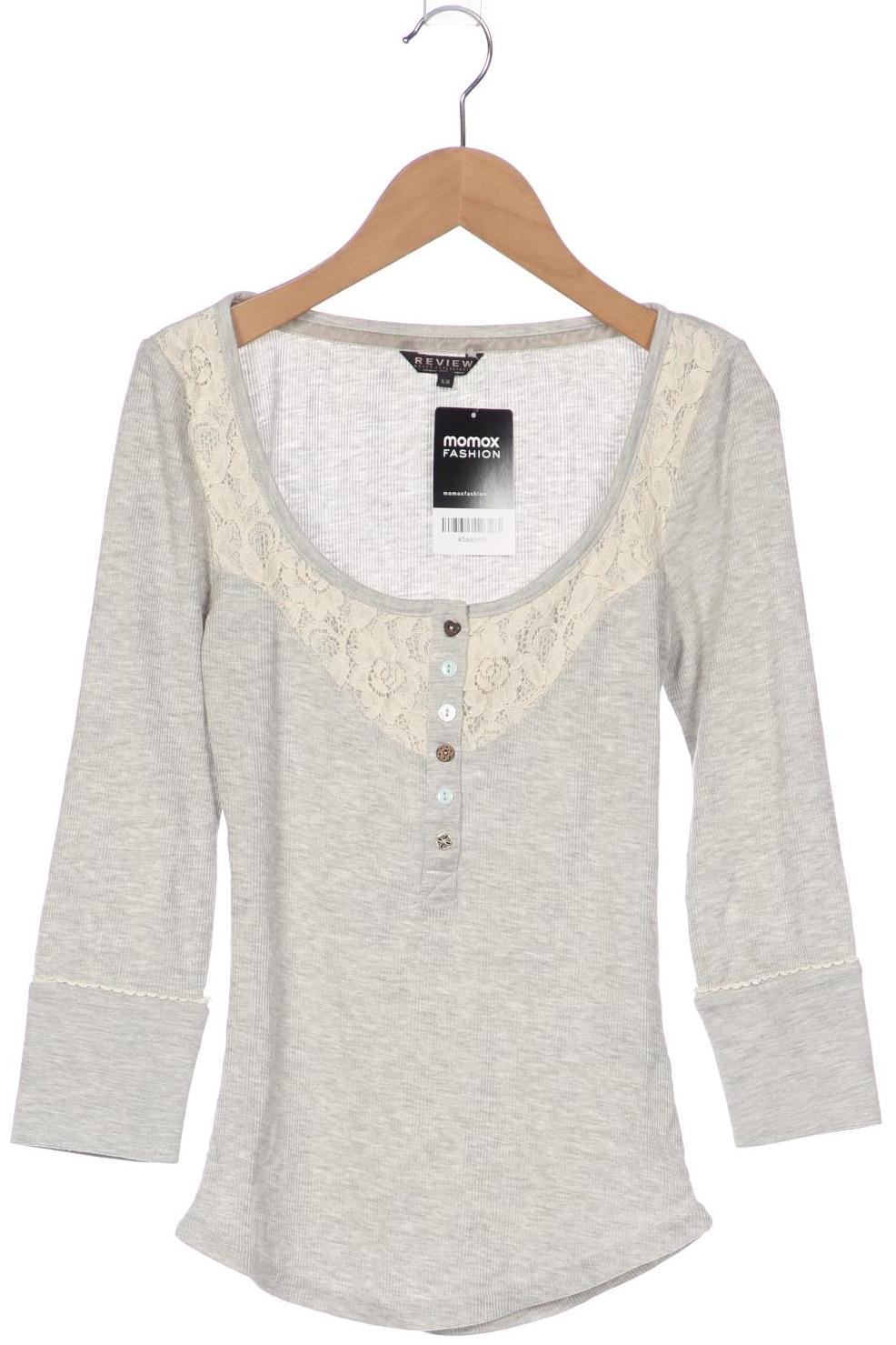 

Review Damen Langarmshirt, grau, Gr. 34