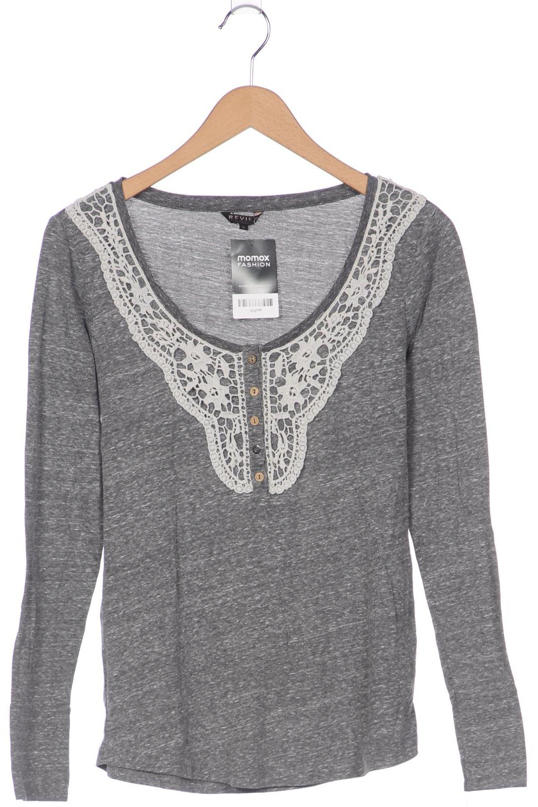 

Review Damen Langarmshirt, grau, Gr. 42