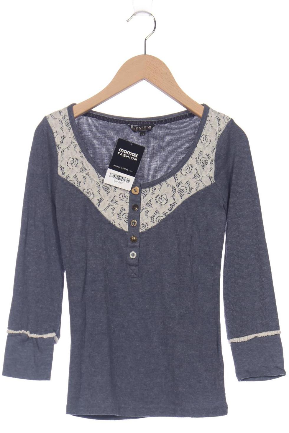 

Review Damen Langarmshirt, blau, Gr. 34