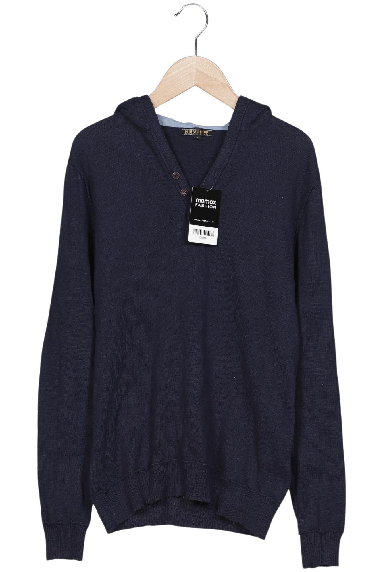 Thumbnail - Review Herren Kapuzenpullover, marineblau, Gr. 46