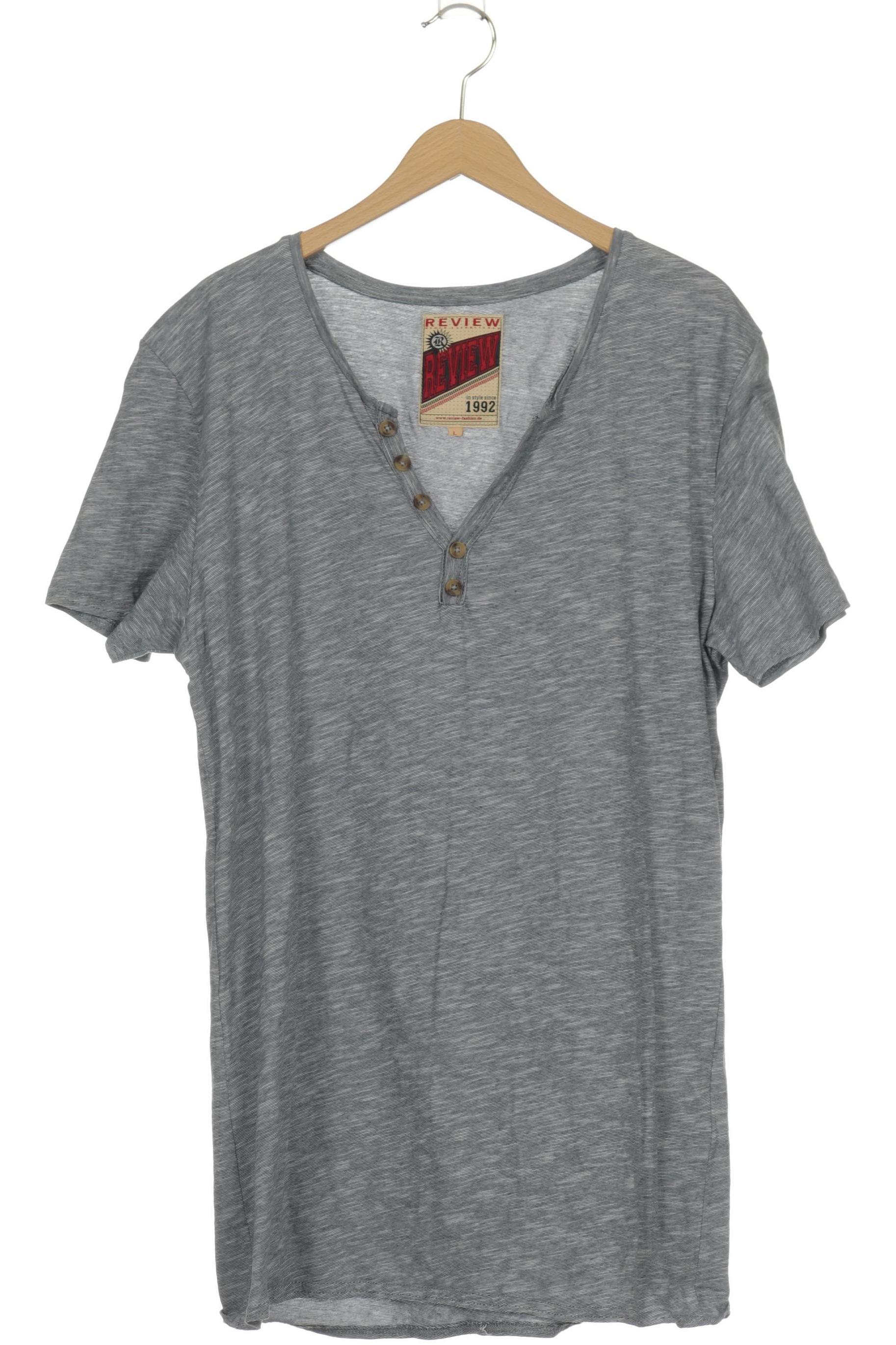 Thumbnail - Review Herren T-Shirt, blau, Gr.