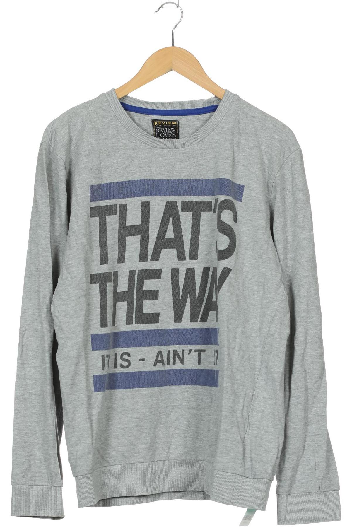 

Review Herren Sweatshirt, grau, Gr.