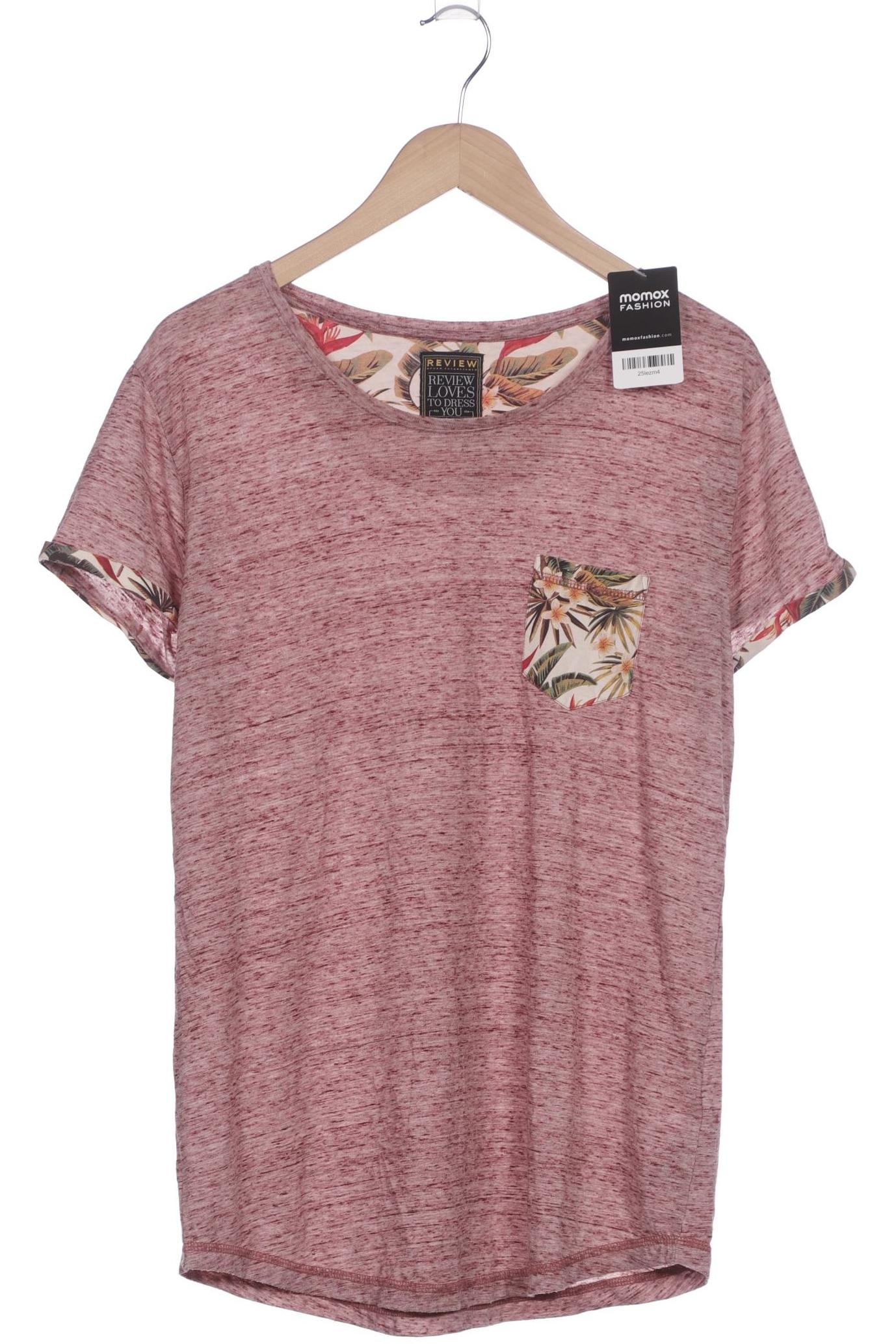 

Review Herren T-Shirt, bordeaux, Gr. 48