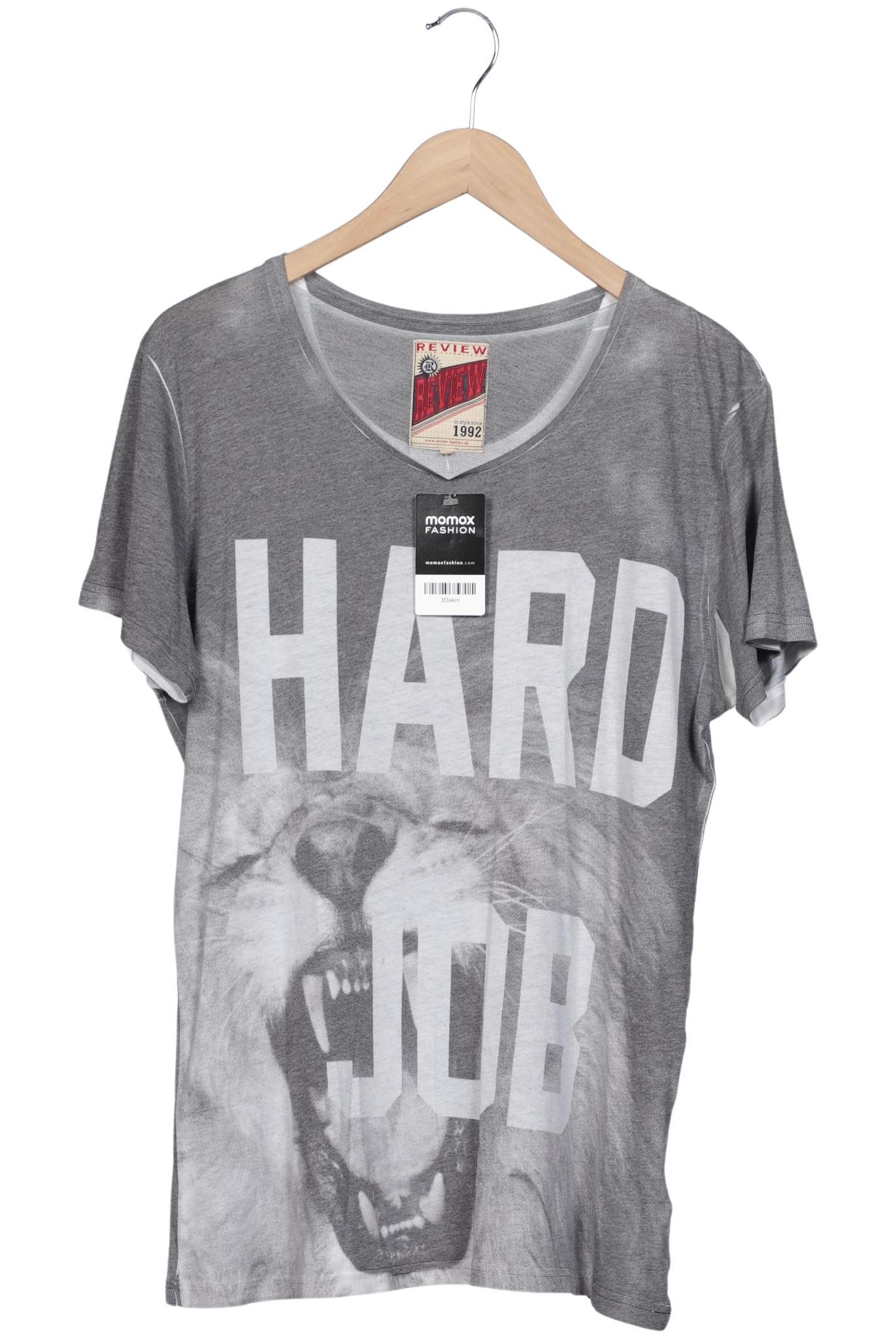 

Review Herren T-Shirt, grau, Gr. 52