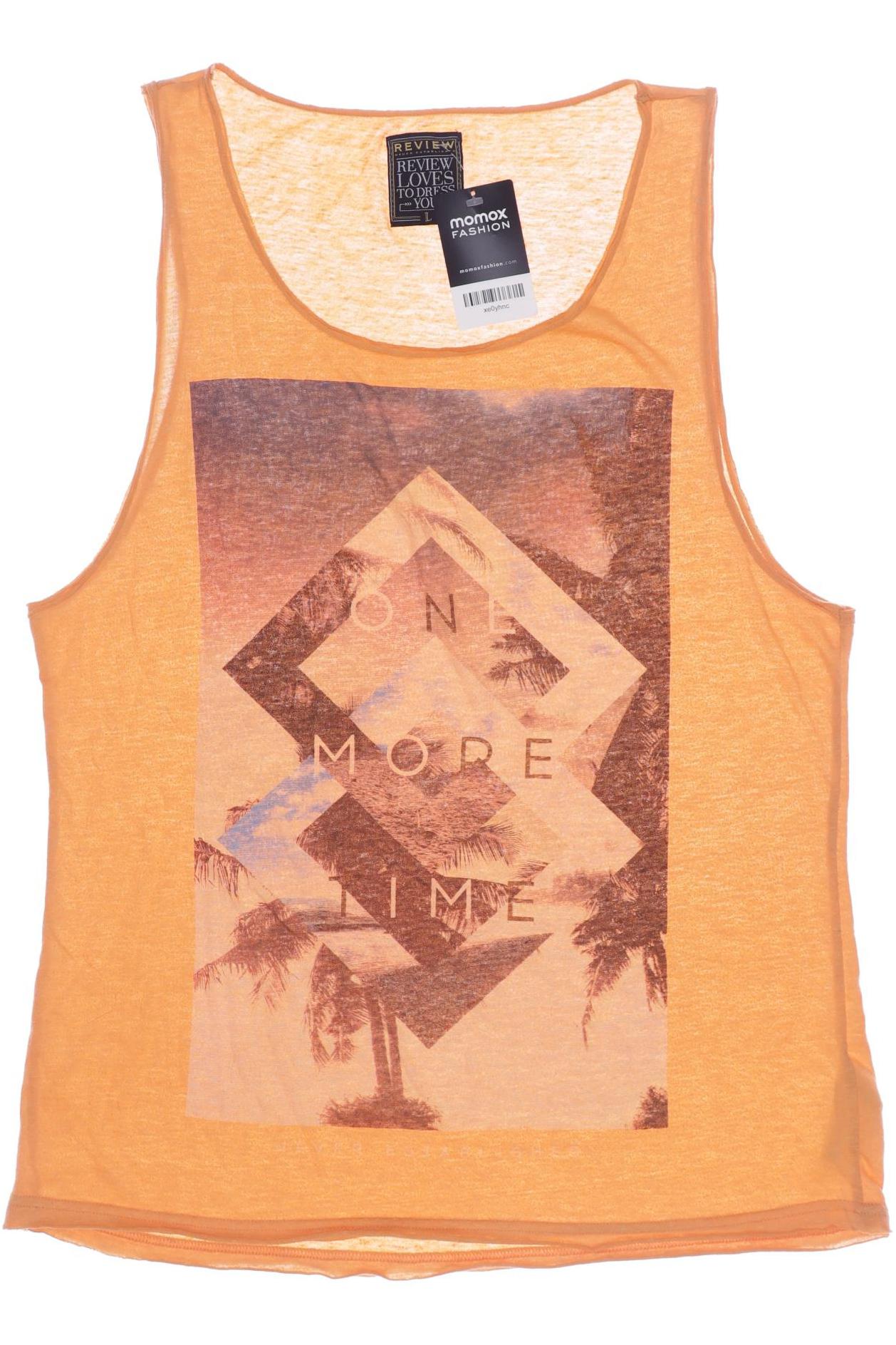 

Review Herren T-Shirt, orange, Gr. 52